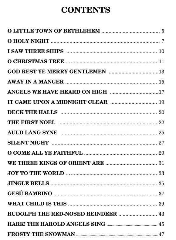 Traditional Christmas Carols eBook accordion arrangements by Gary Dahl