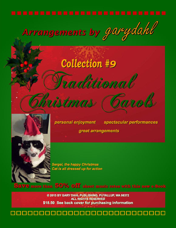 Traditional Christmas Carols eBook accordion arrangements by Gary Dahl