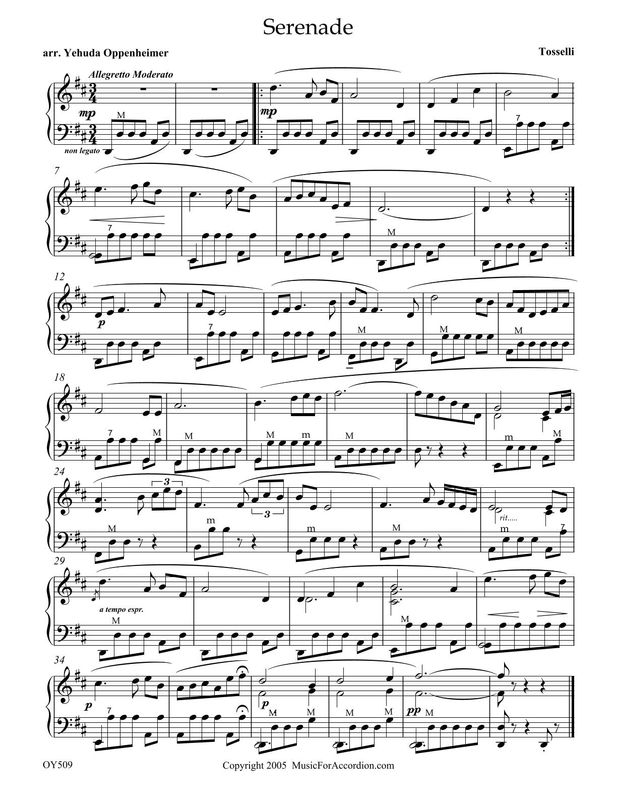 Serenade (Tosselli)
