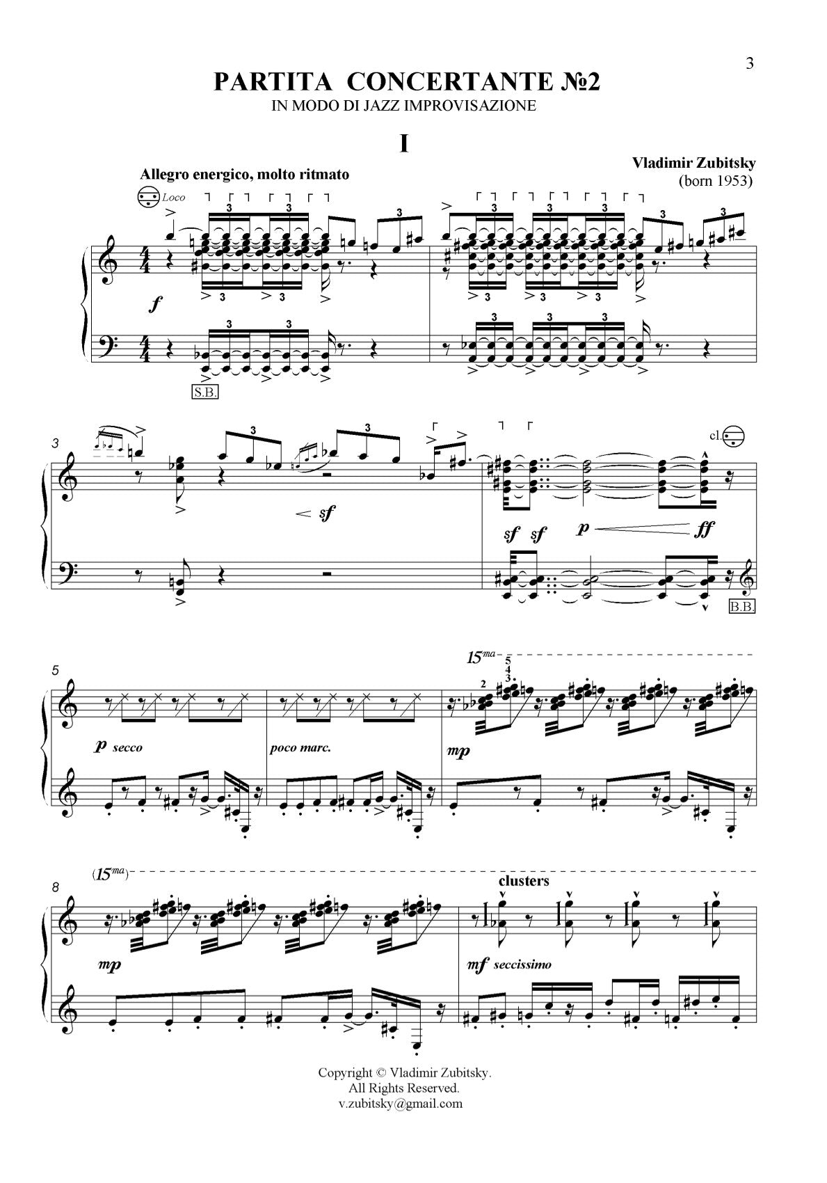 Partita, Concertante Nol.2