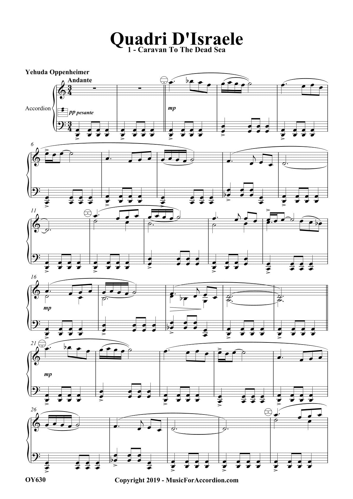 Quadri D'israele 1 – Caravan To The Dead Sea