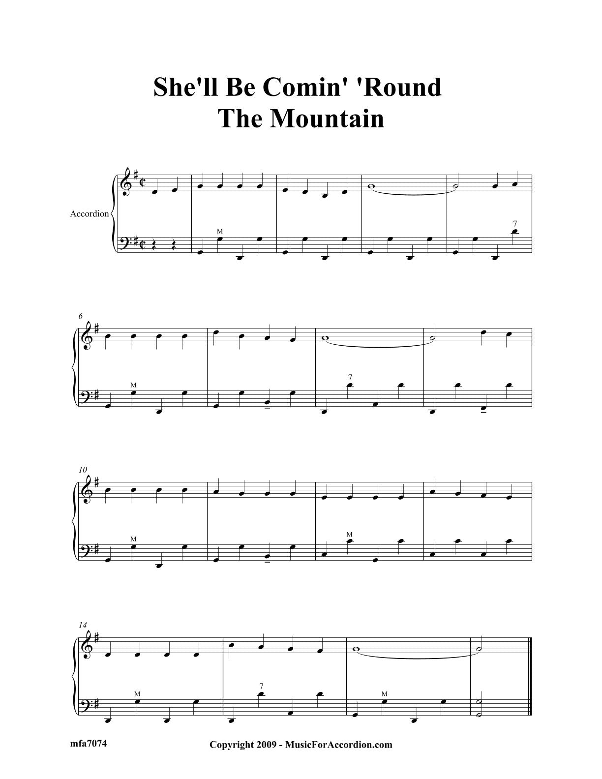 She'll Be Comin' 'Round The Mountain