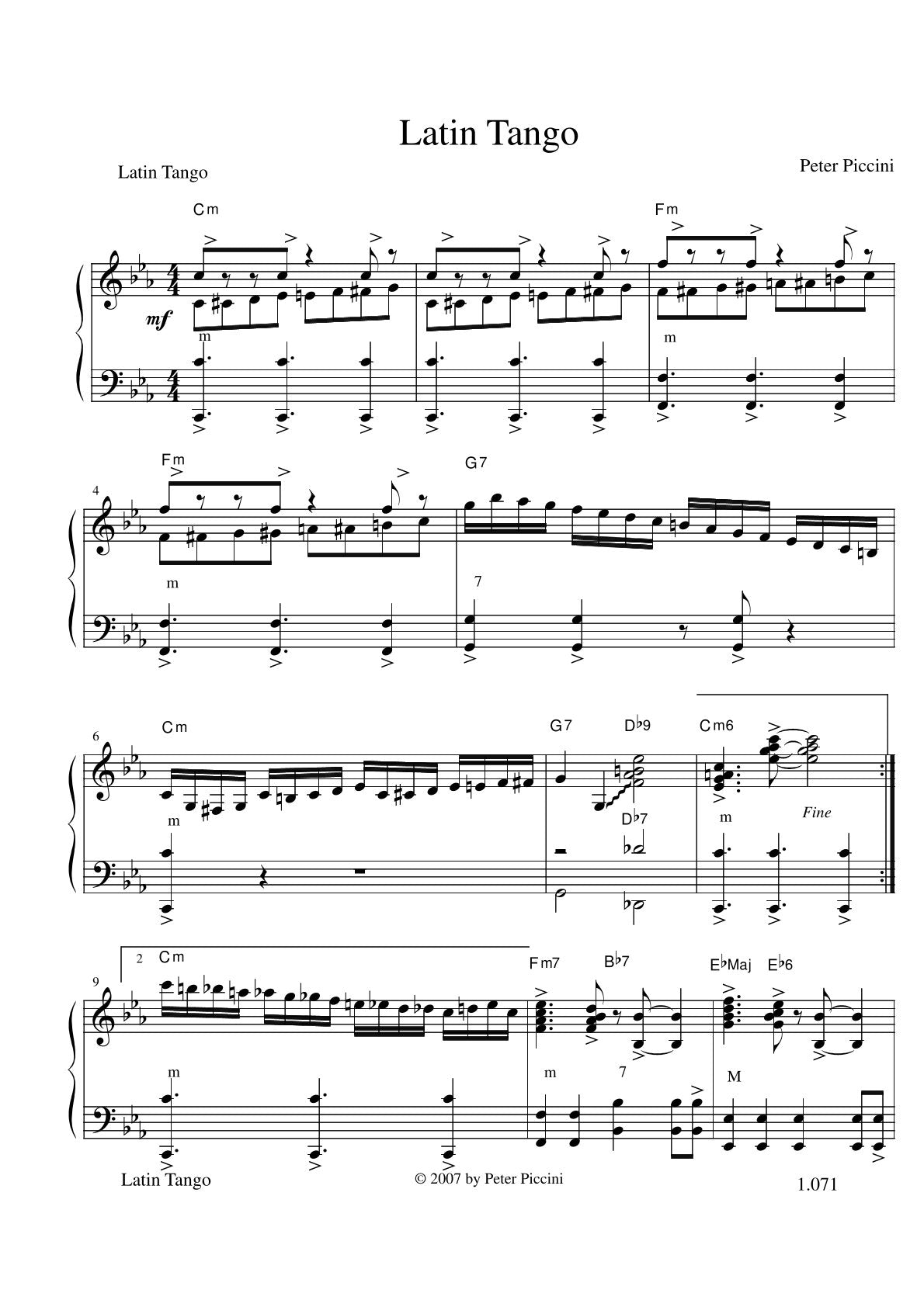 Latin Tango