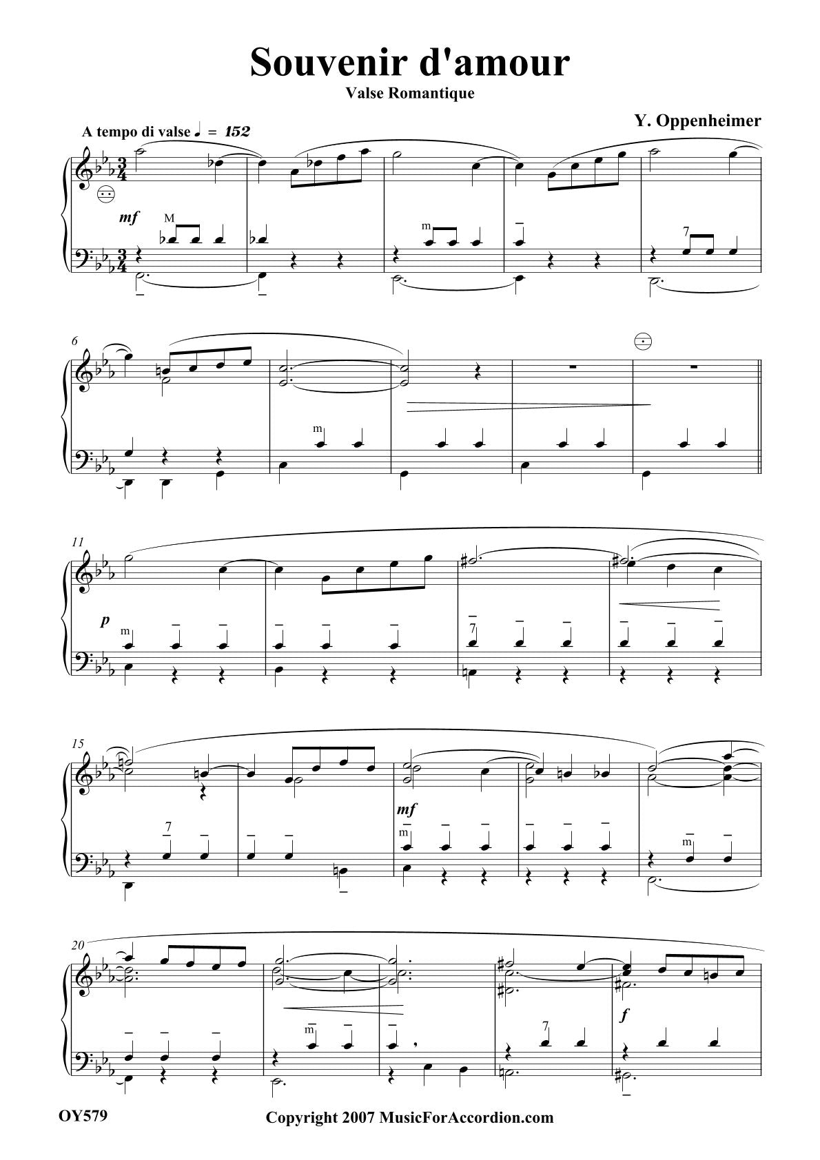 Souvenir d'amour (Valse Romantique)