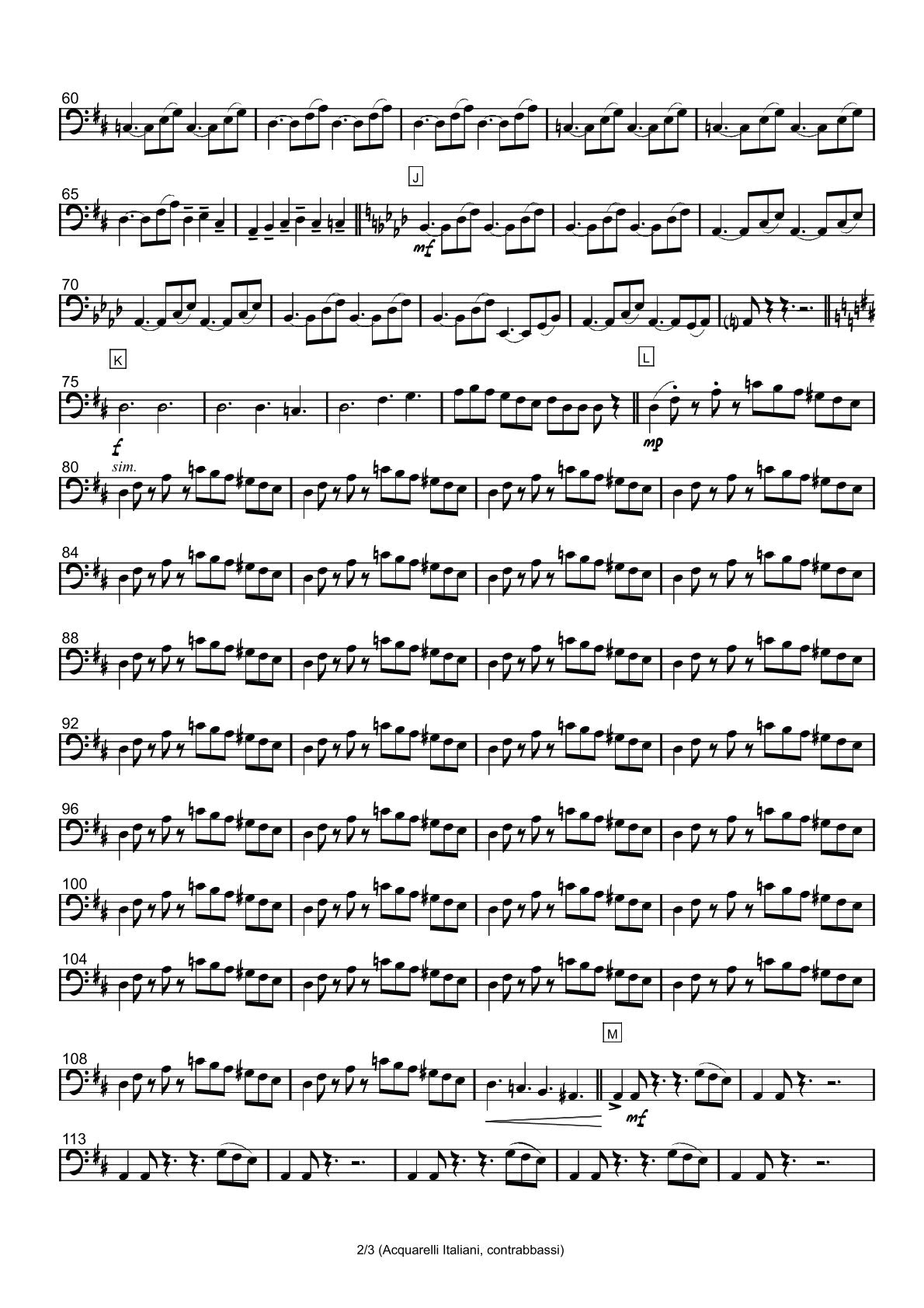 Renzo Ruggieri Acquarelli Italiani for Accordion and Orchestra ( full score &individual parts)