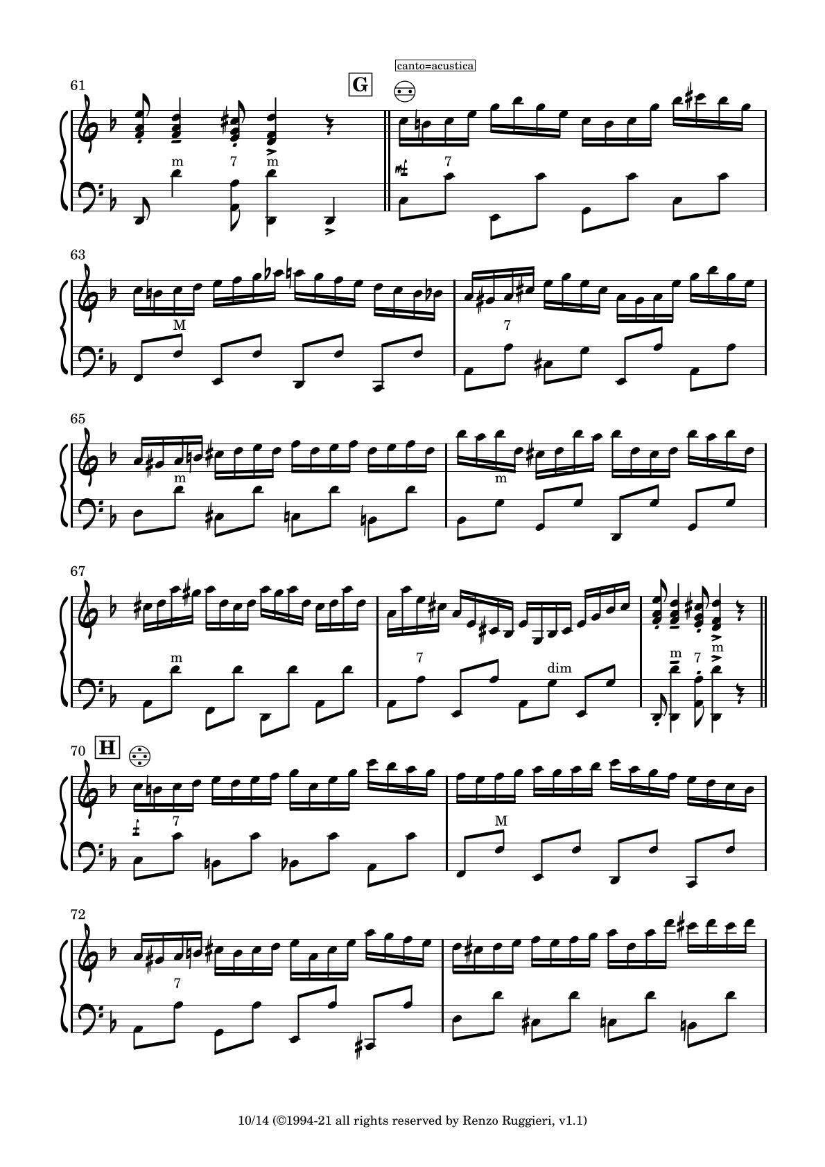 Tournee arrangements & compositions: