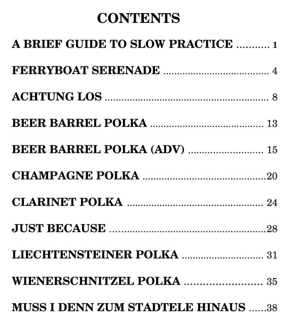 Polka eBook accordion arrangements by Gary Dahl