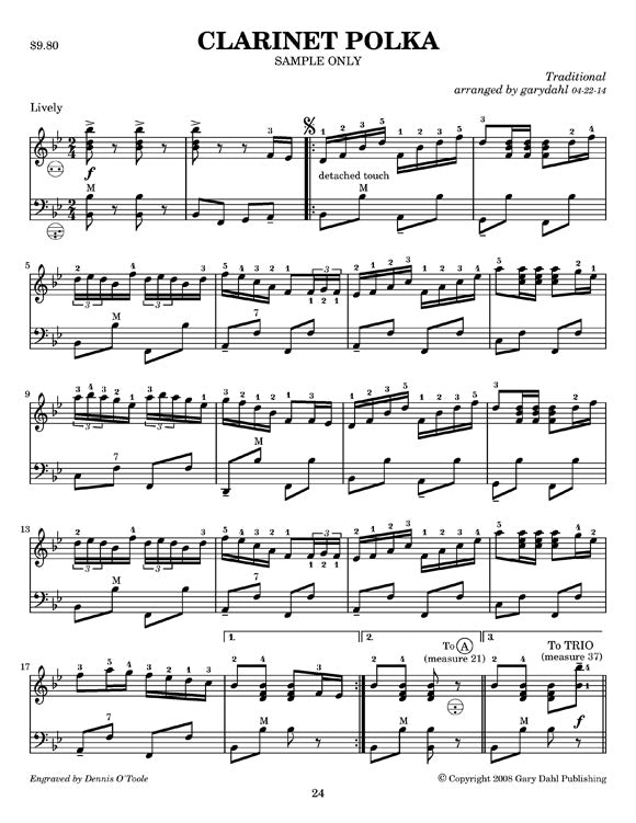 Polka eBook accordion arrangements by Gary Dahl