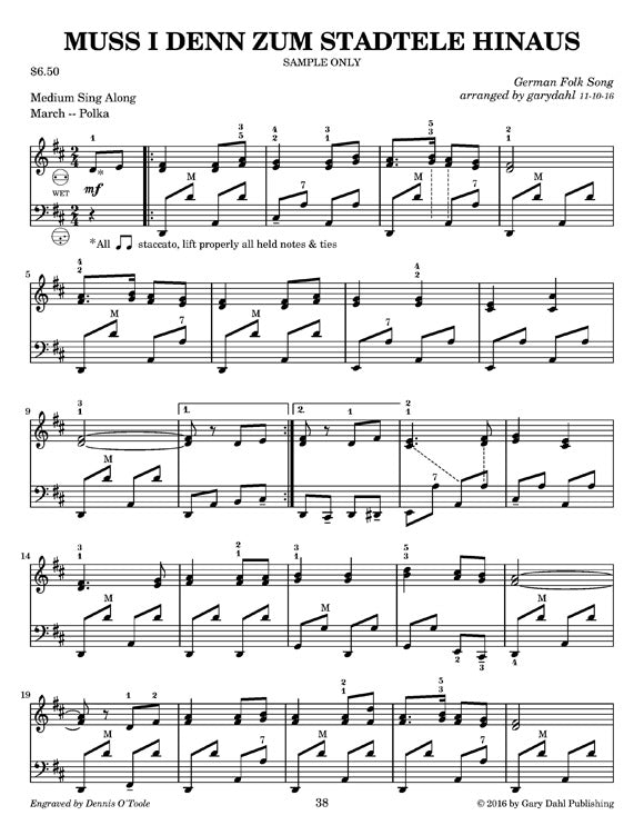 Polka eBook accordion arrangements by Gary Dahl