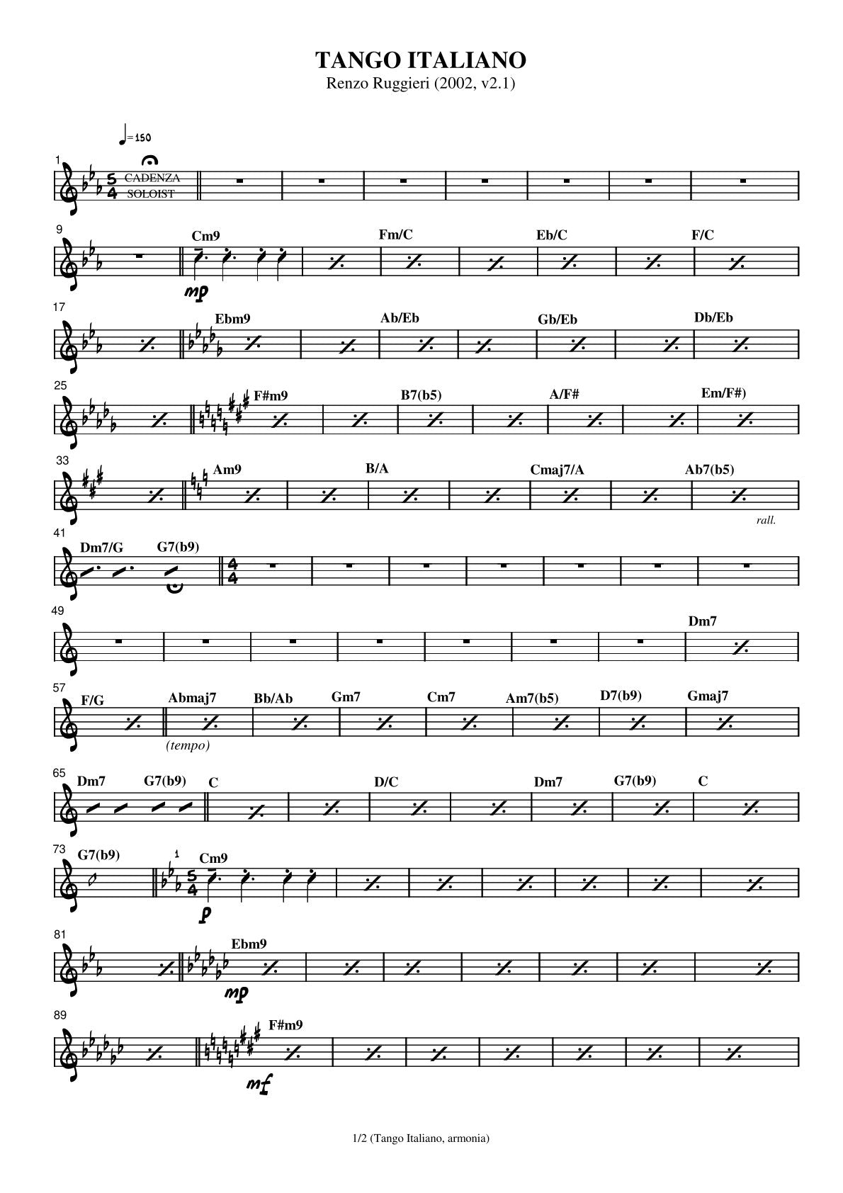 Tango Italiano (5 different ensembles in 1 book)
