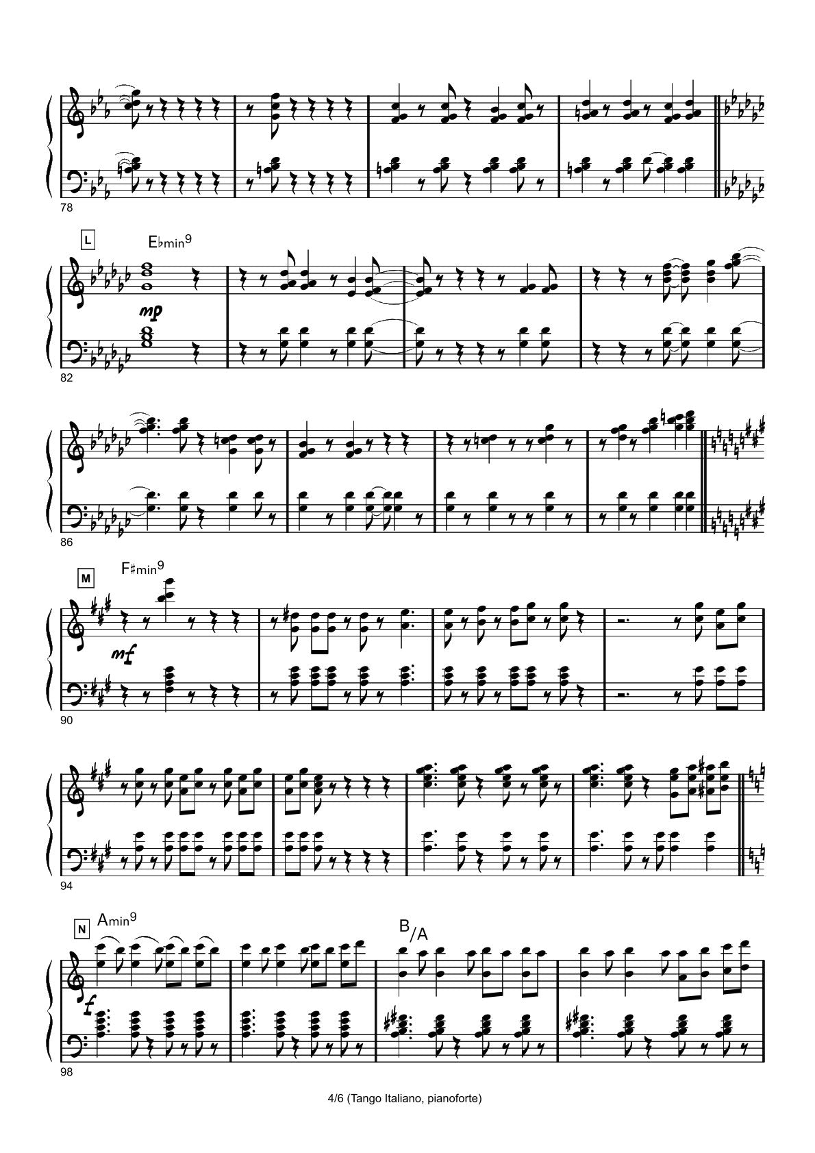 Tango Italiano (5 different ensembles in 1 book)