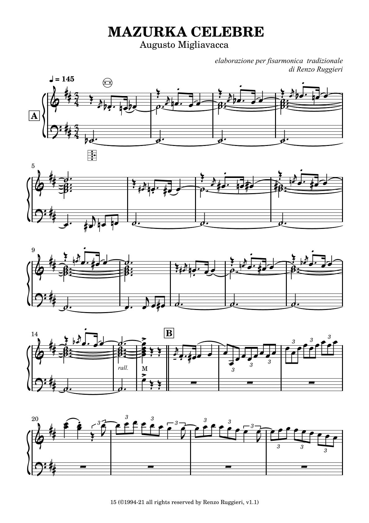 Tournee arrangements & compositions: