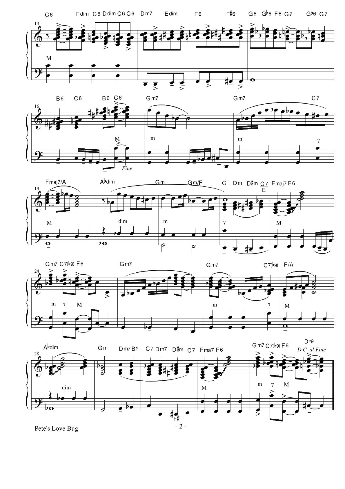 Pete's Music Bug