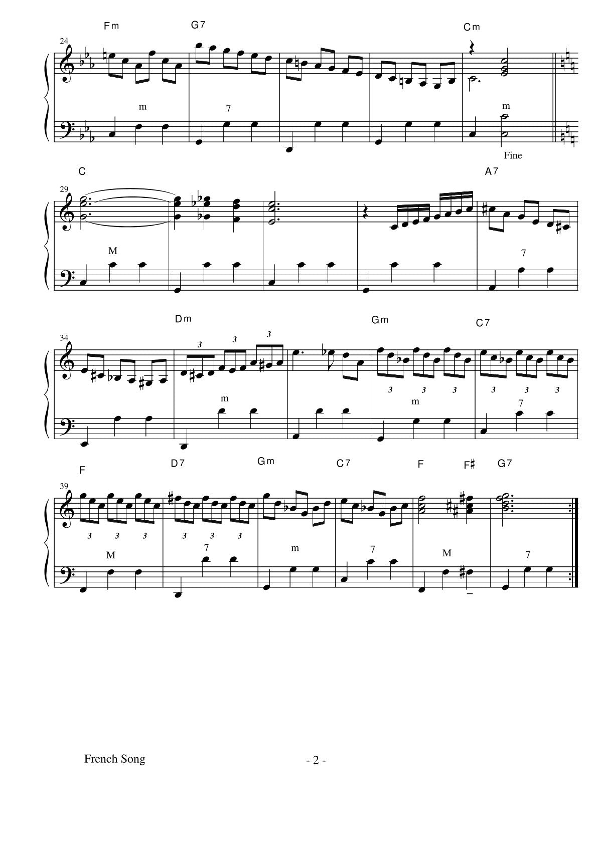 French Song