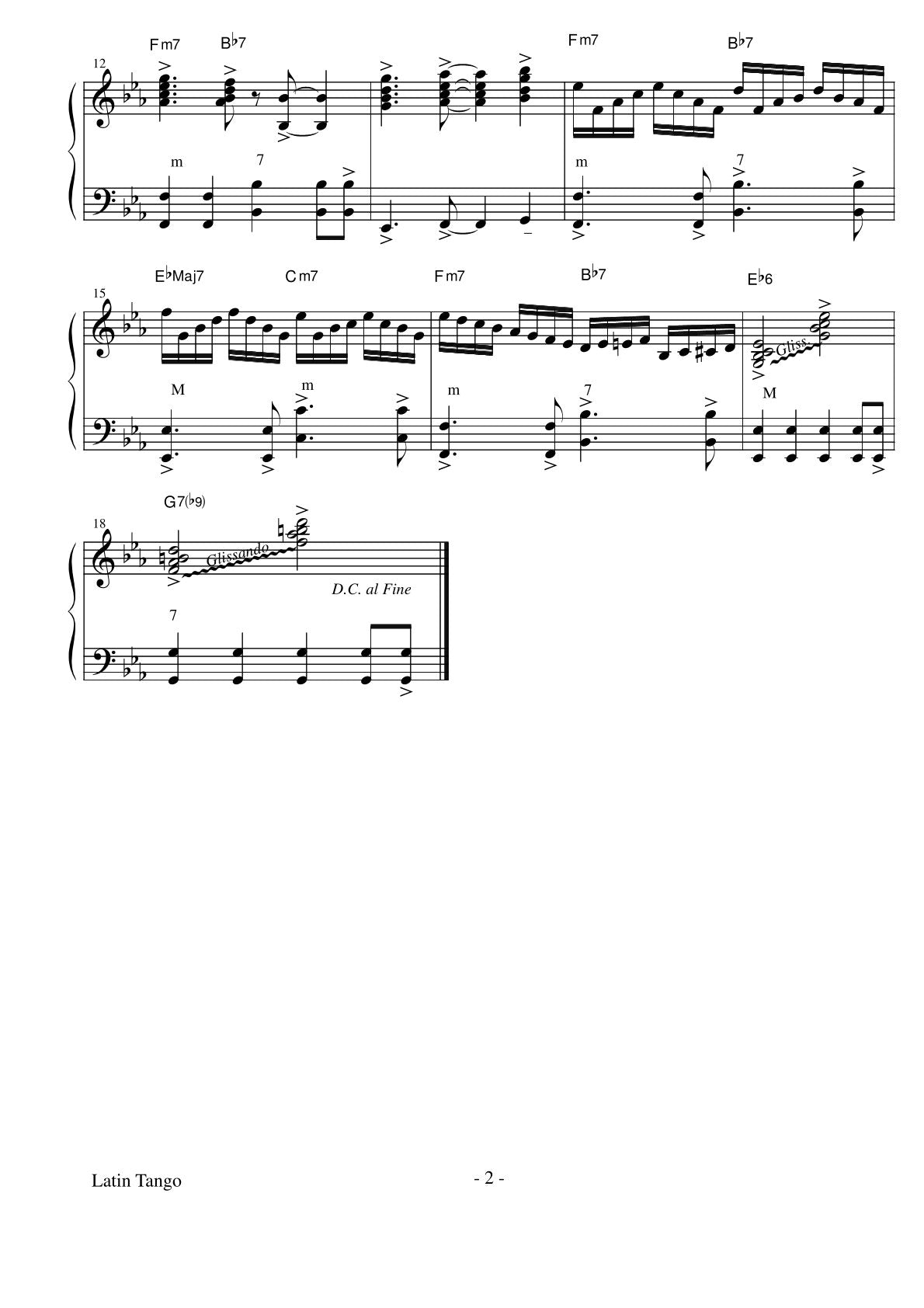 Latin Tango