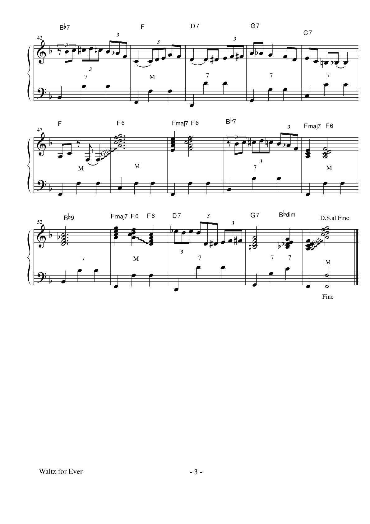 Waltz for ever