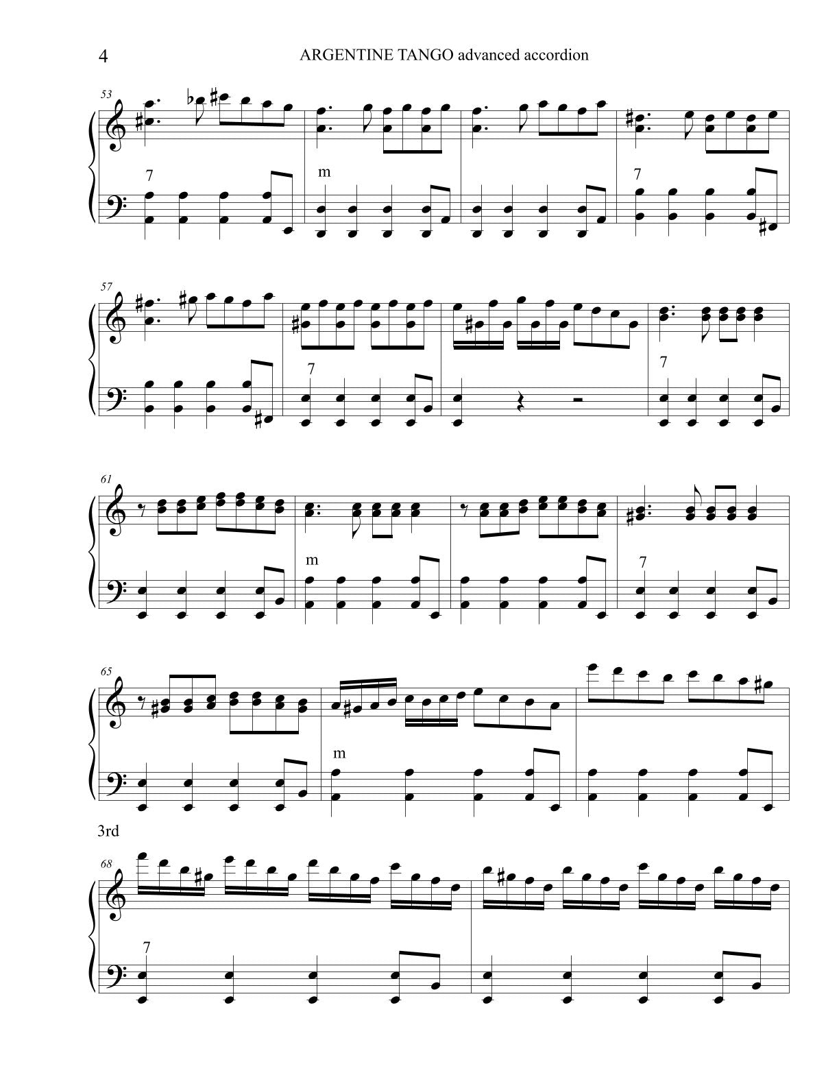 Argentine Tango Advanced Accordion