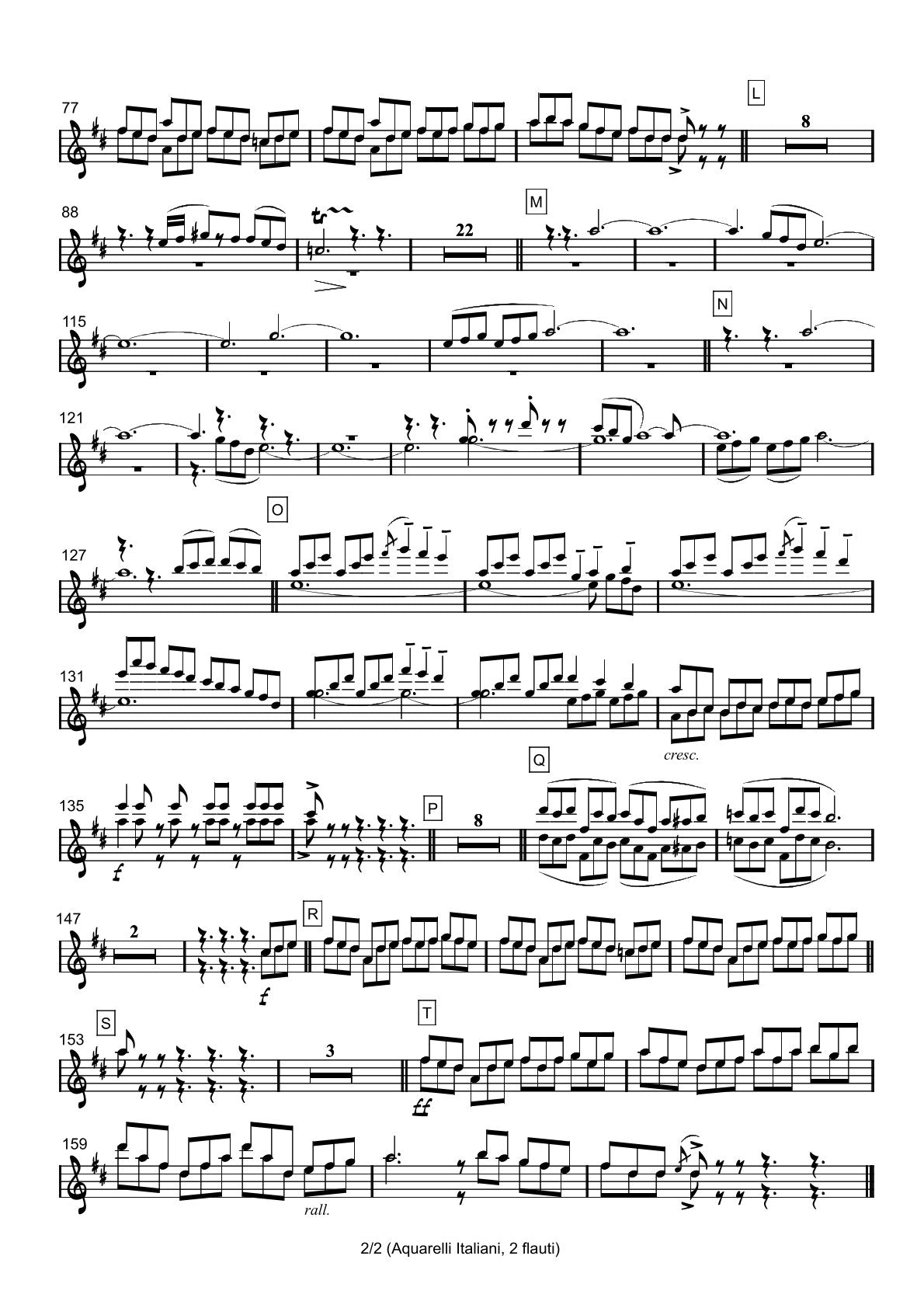 Renzo Ruggieri Acquarelli Italiani for Accordion and Orchestra ( full score &individual parts)