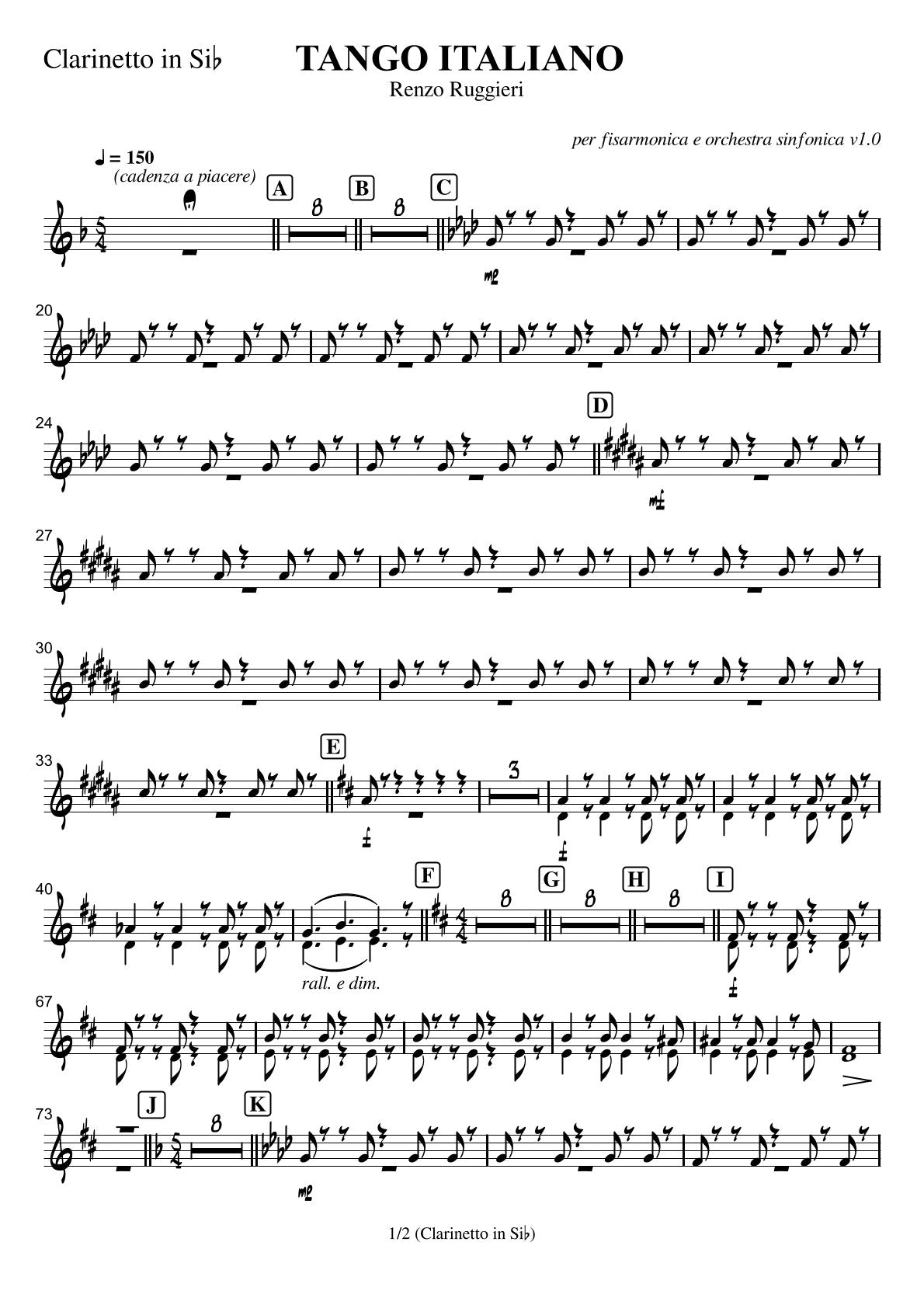 Tango Italiano (5 different ensembles in 1 book)