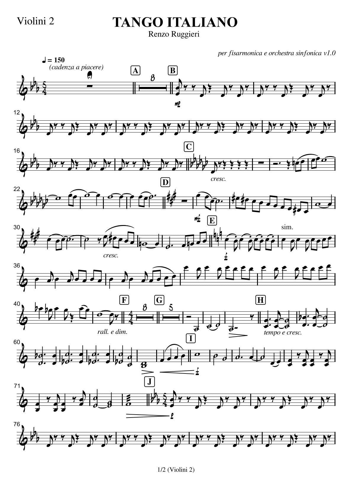 Tango Italiano (5 different ensembles in 1 book)
