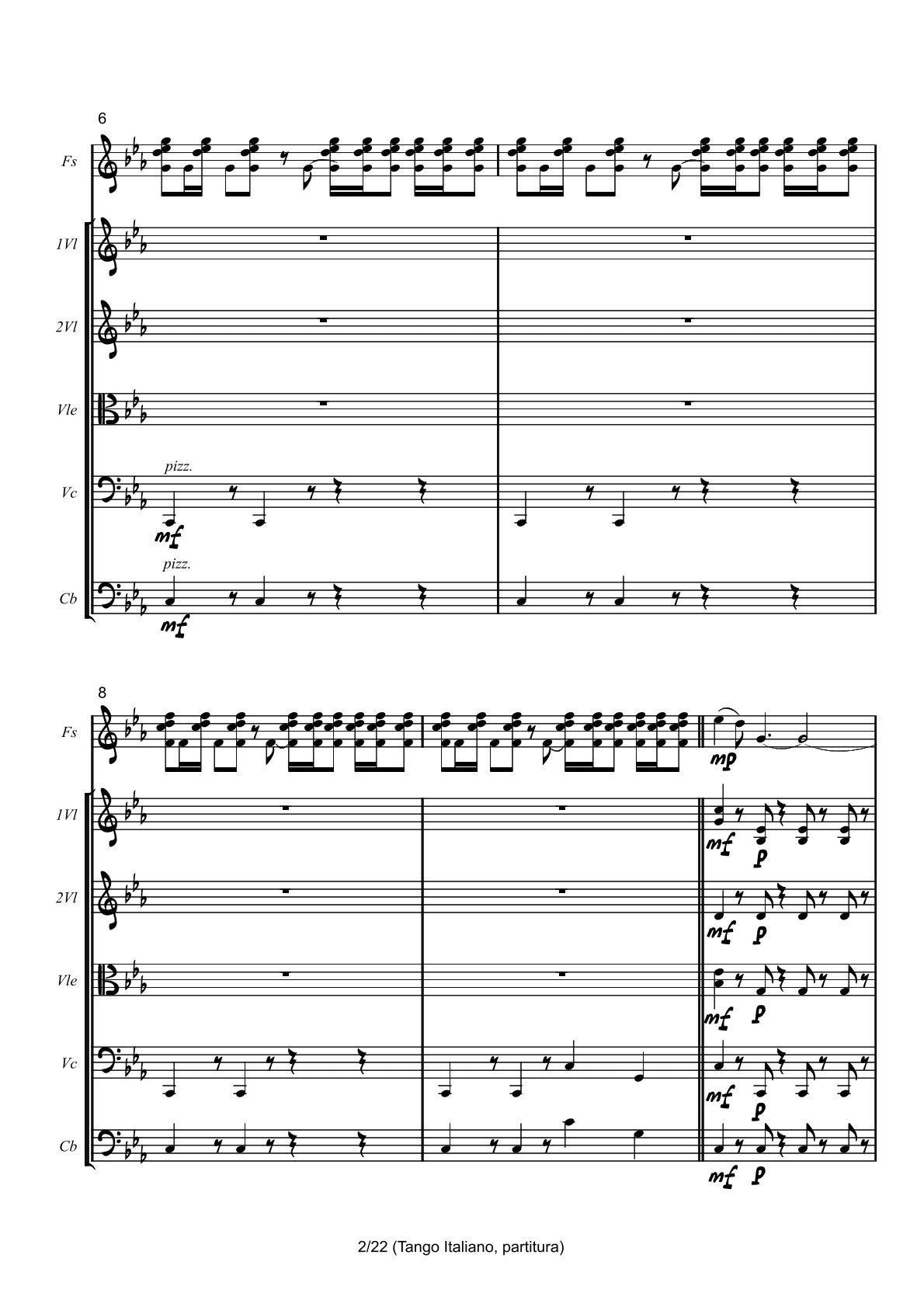 Tango Italiano (5 different ensembles in 1 book)