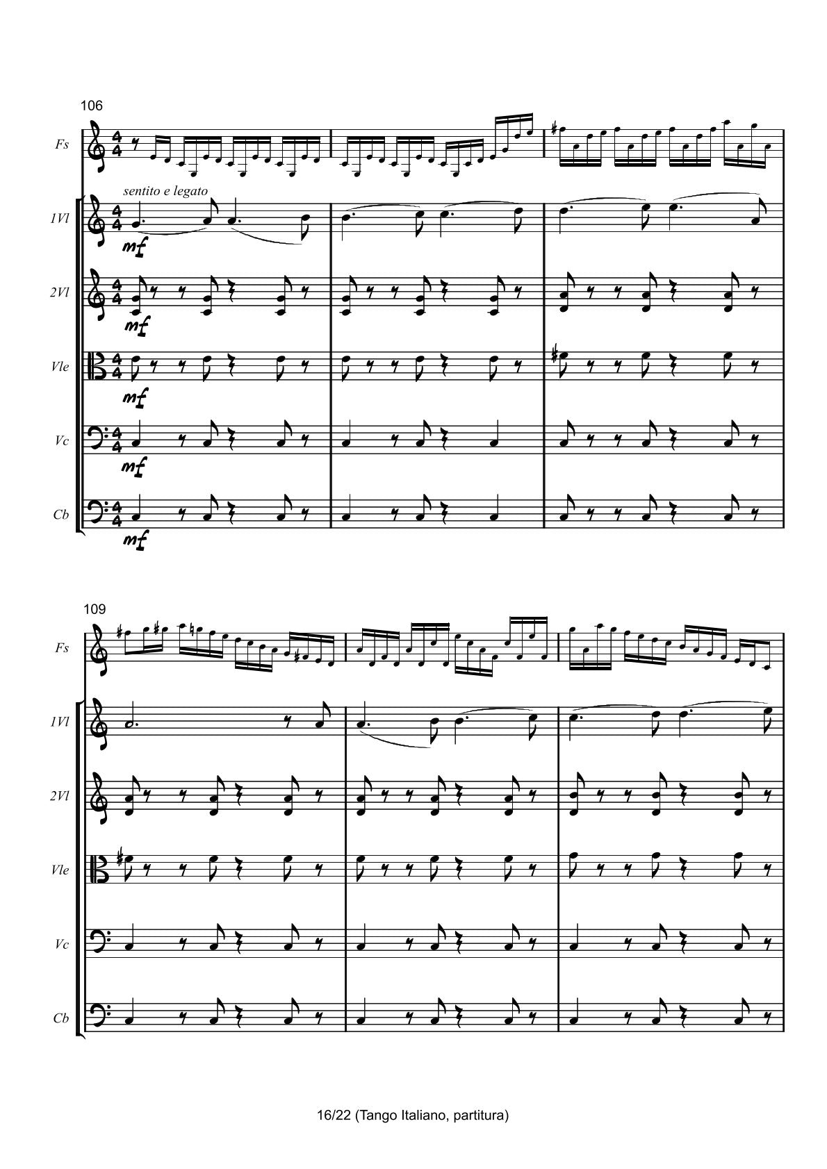 Tango Italiano (5 different ensembles in 1 book)