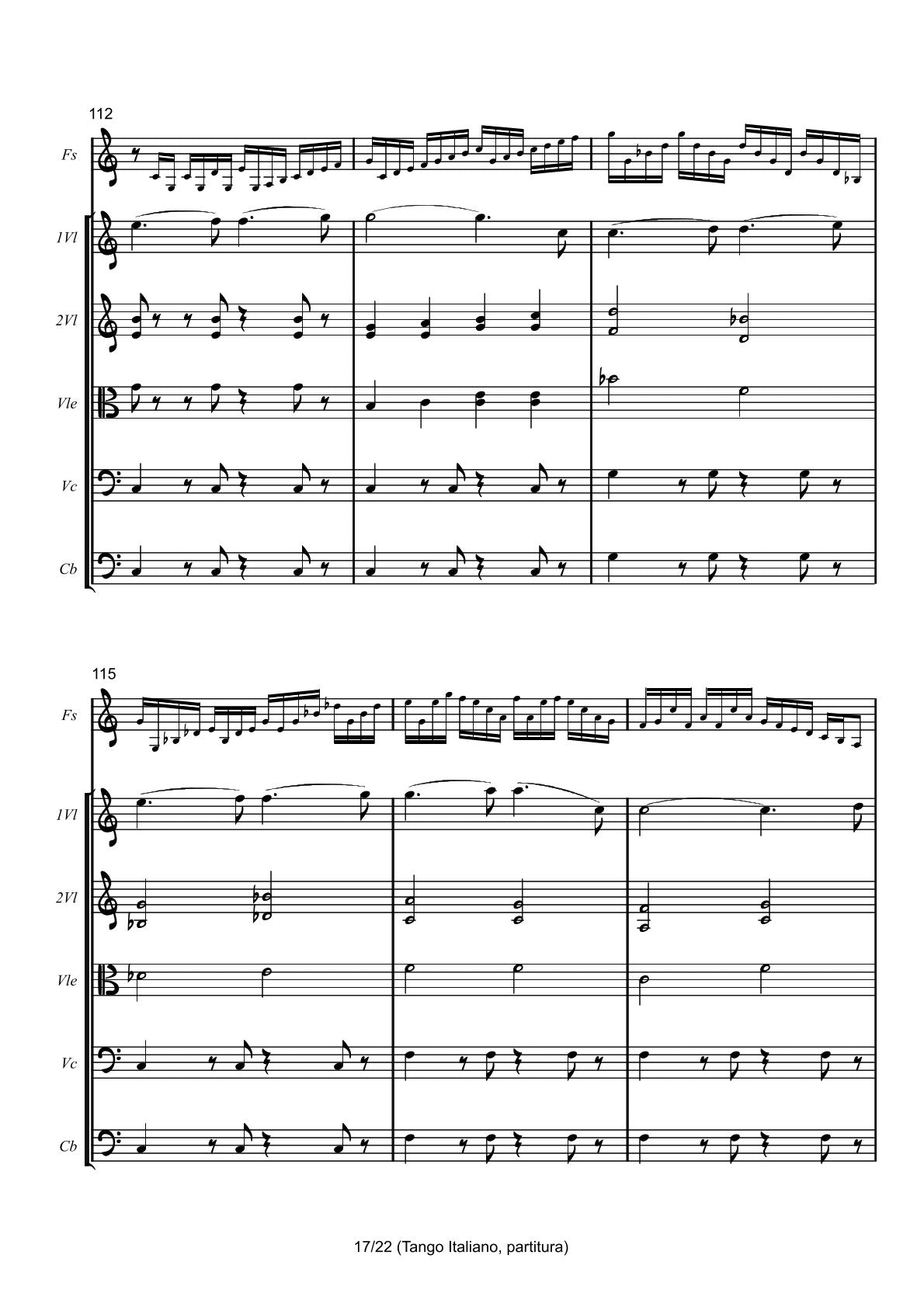 Tango Italiano (5 different ensembles in 1 book)