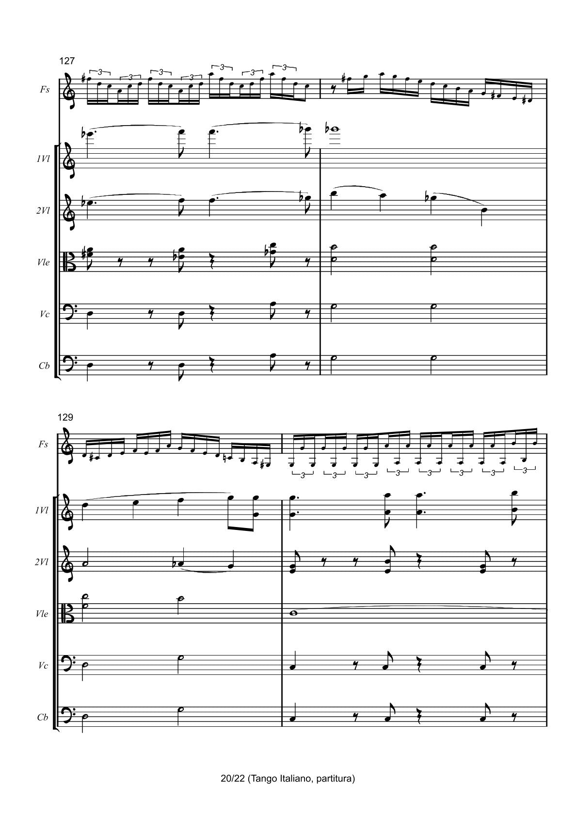 Tango Italiano (5 different ensembles in 1 book)