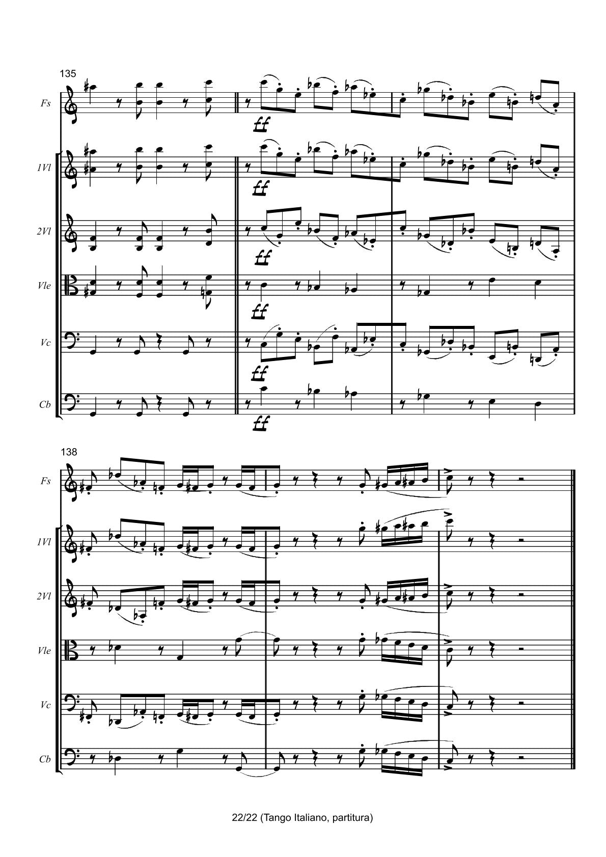 Tango Italiano (5 different ensembles in 1 book)