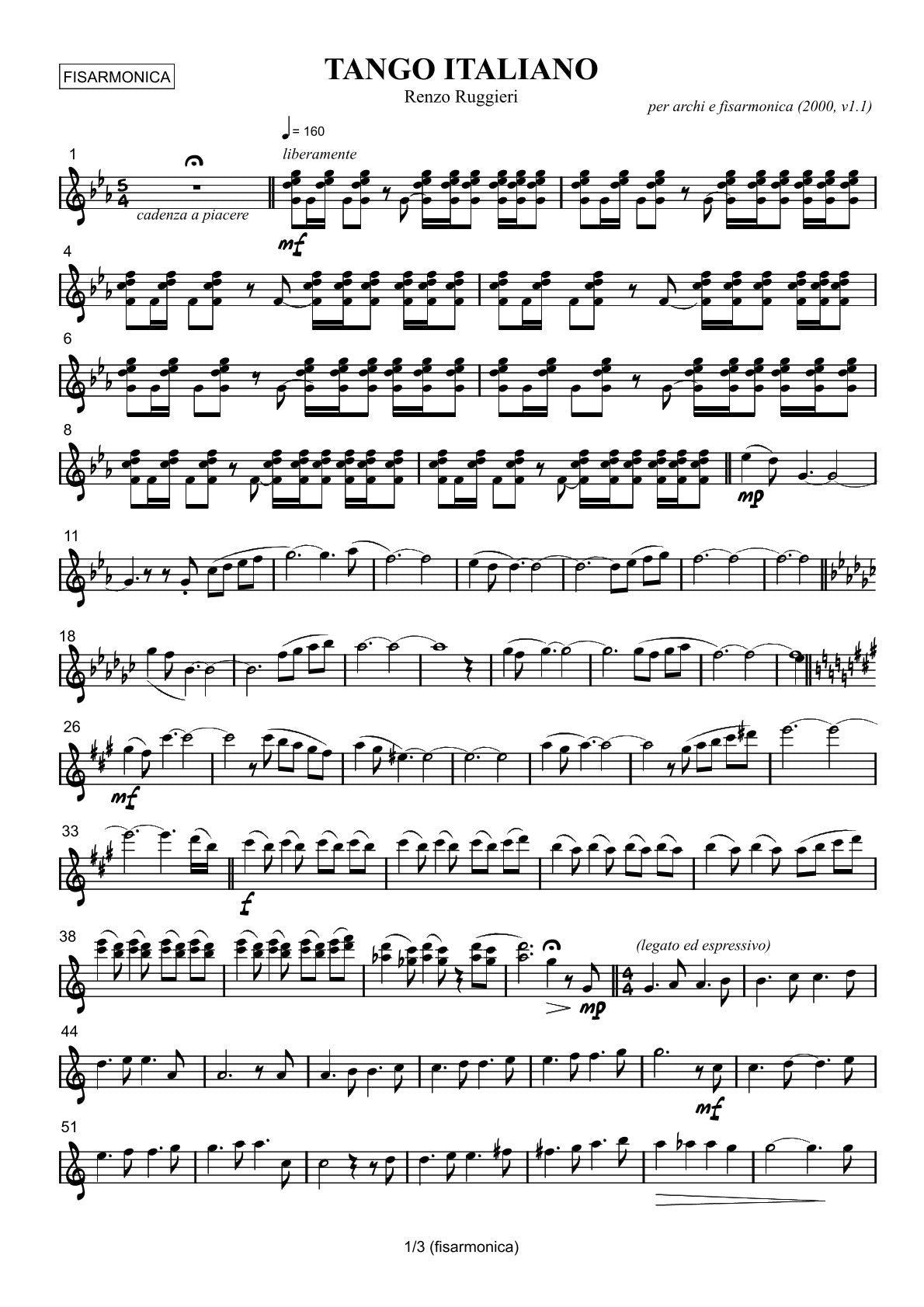 Tango Italiano (5 different ensembles in 1 book)