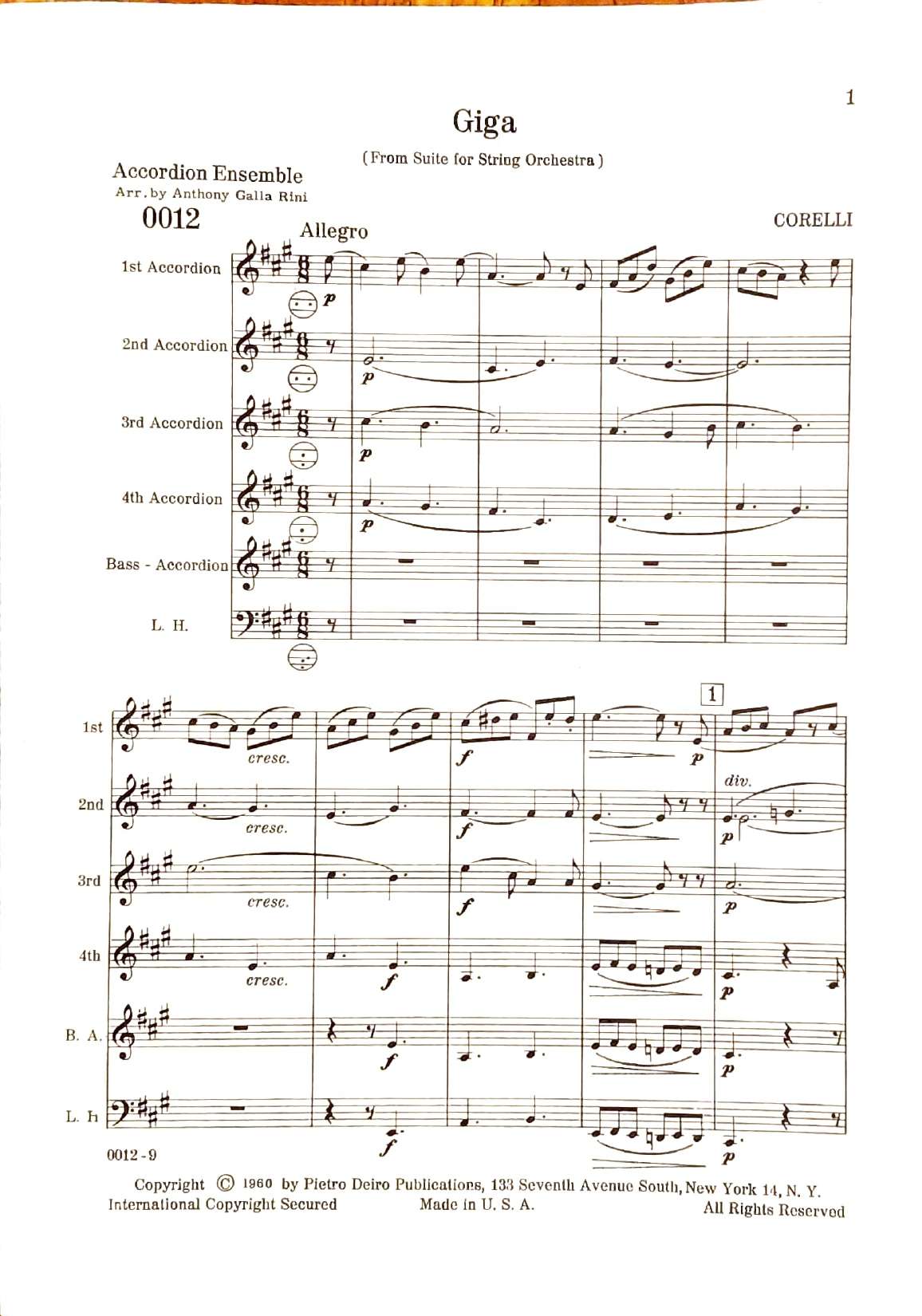 Giga (Gigue from Suite for String Orchestra)