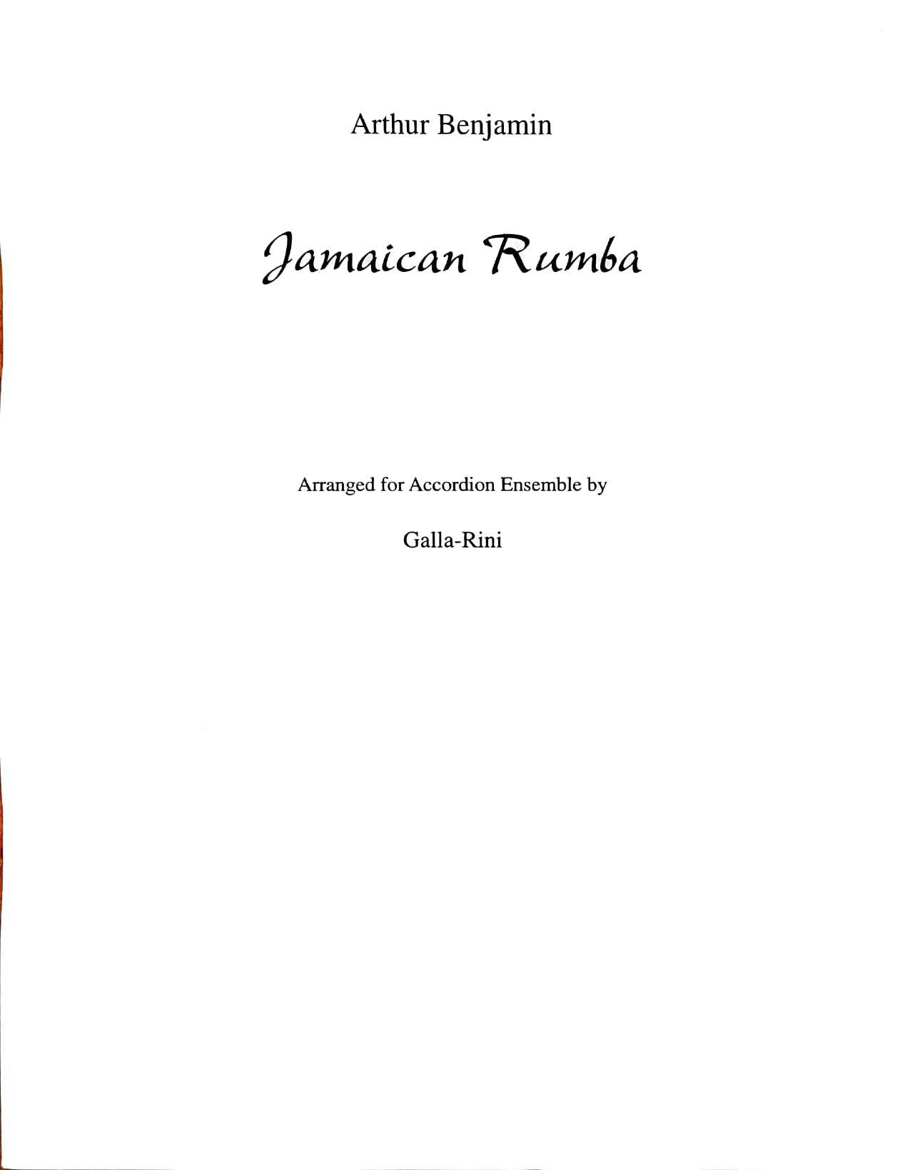 Jamaican Rumba
