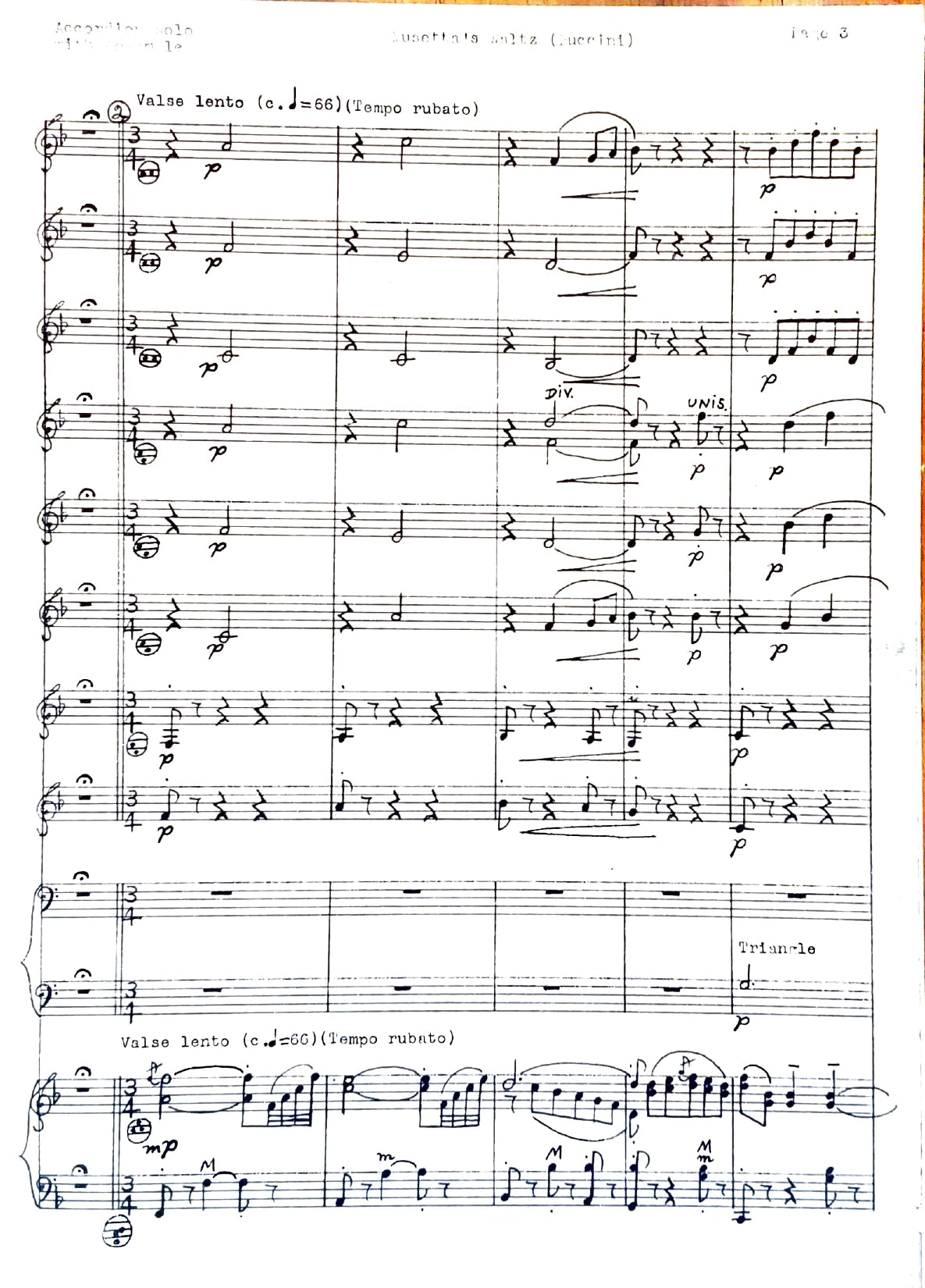 Musetta's Waltz from La Bohème