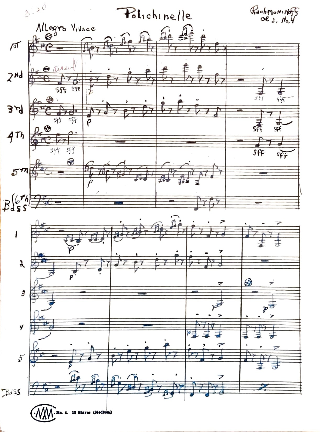 Polichinelle, Op. 3 No. 4