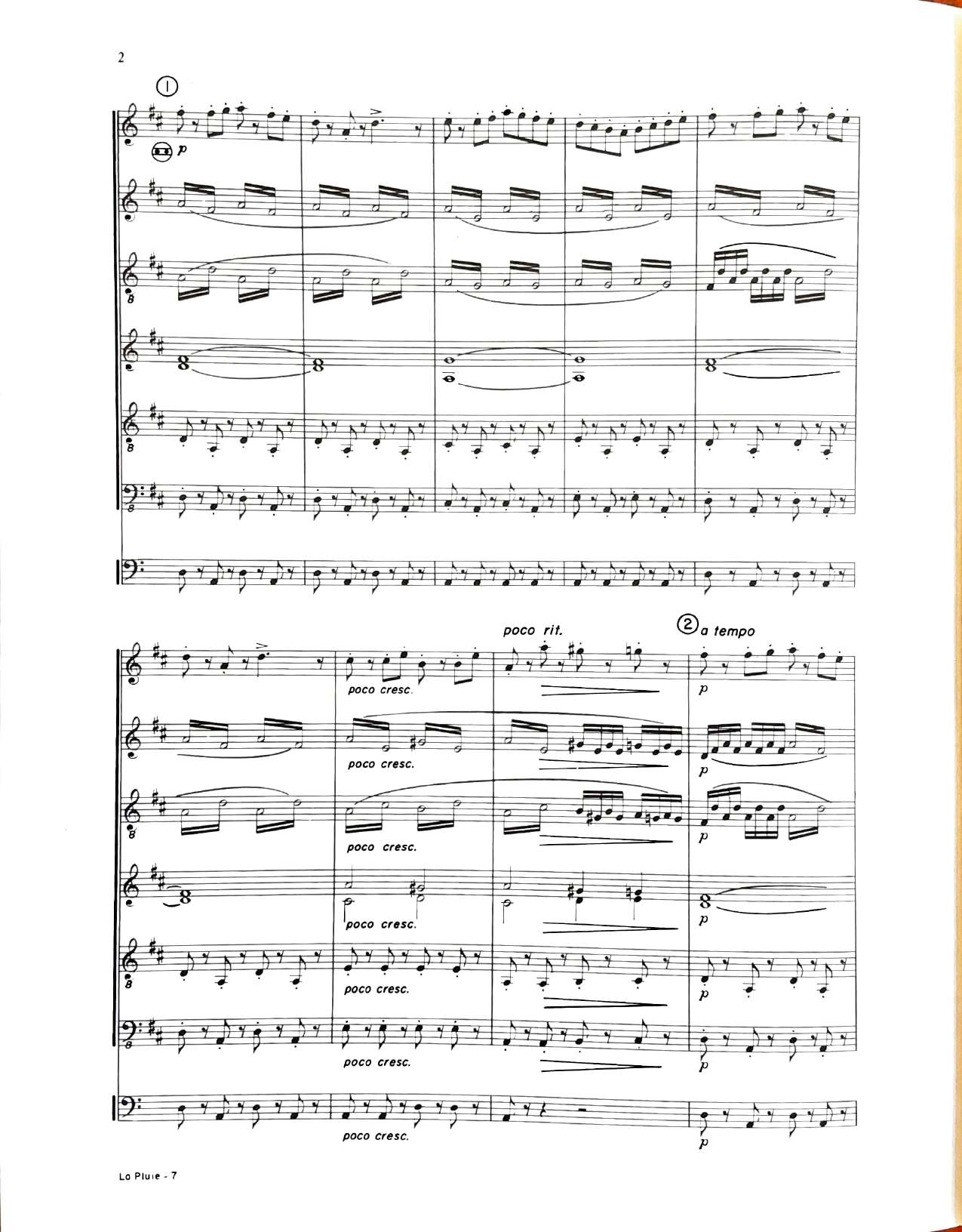 La Pluie (The Rain), Op. 27