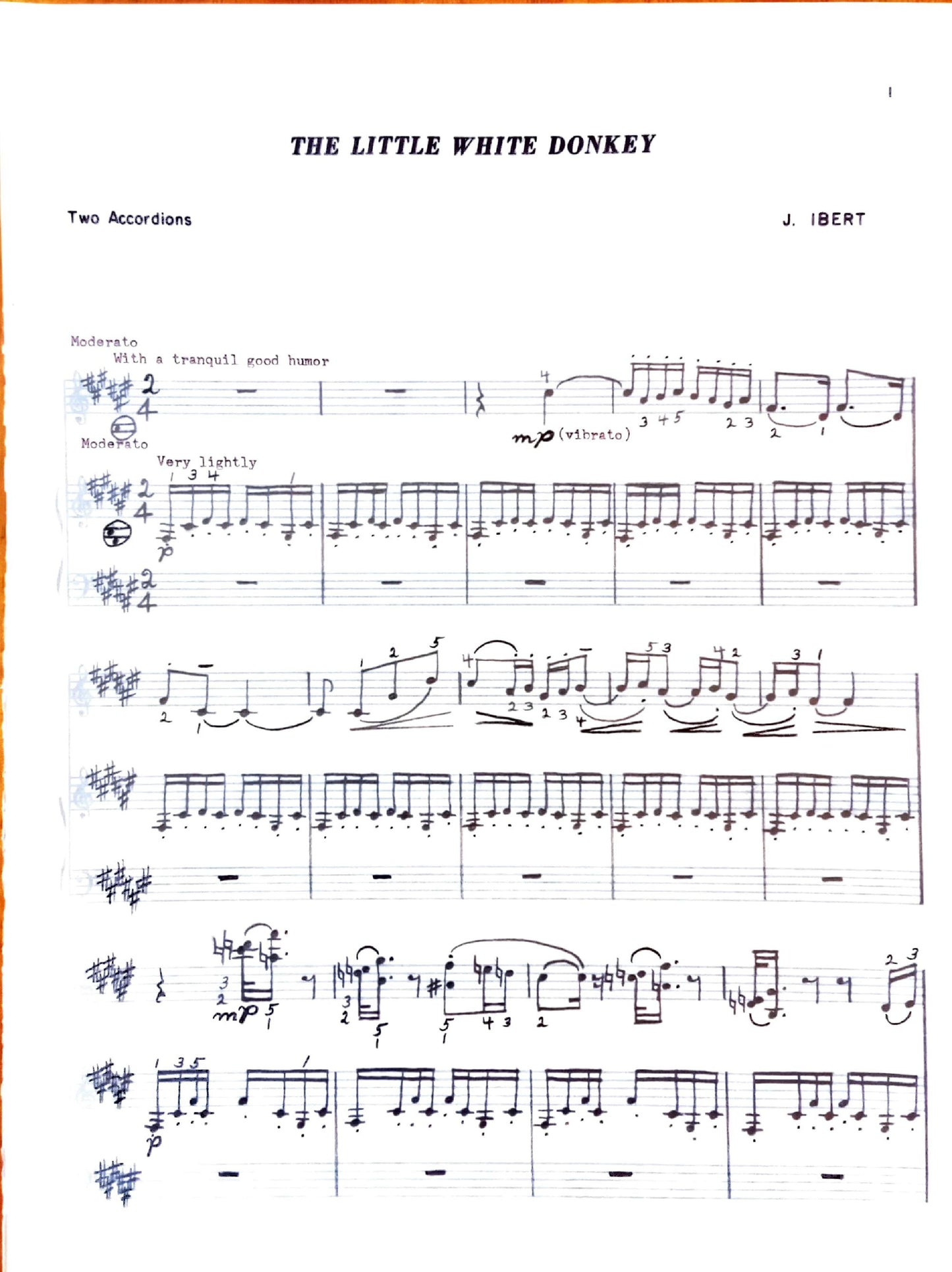 Little White Donkey, The