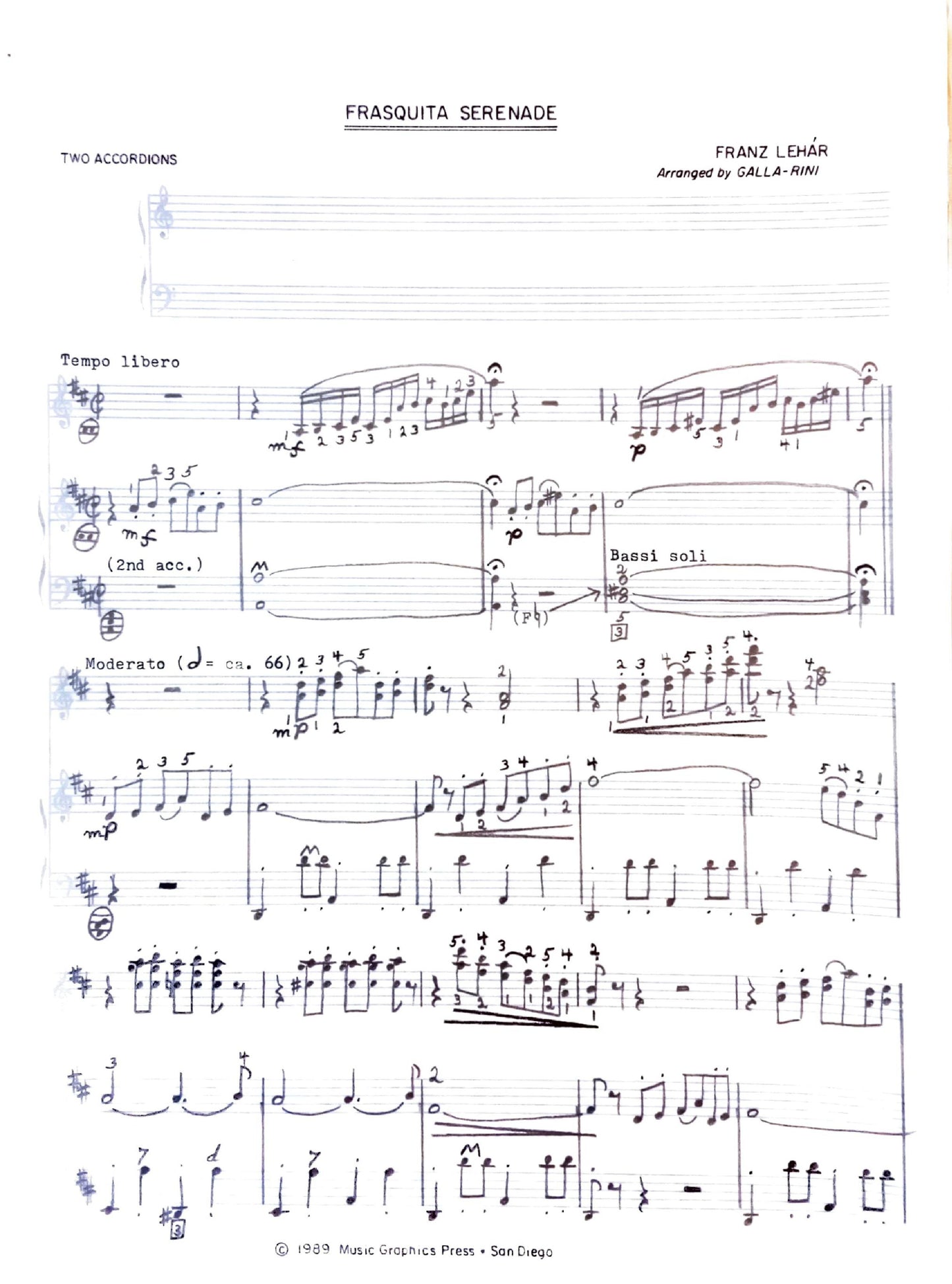 Frasquita Serenade