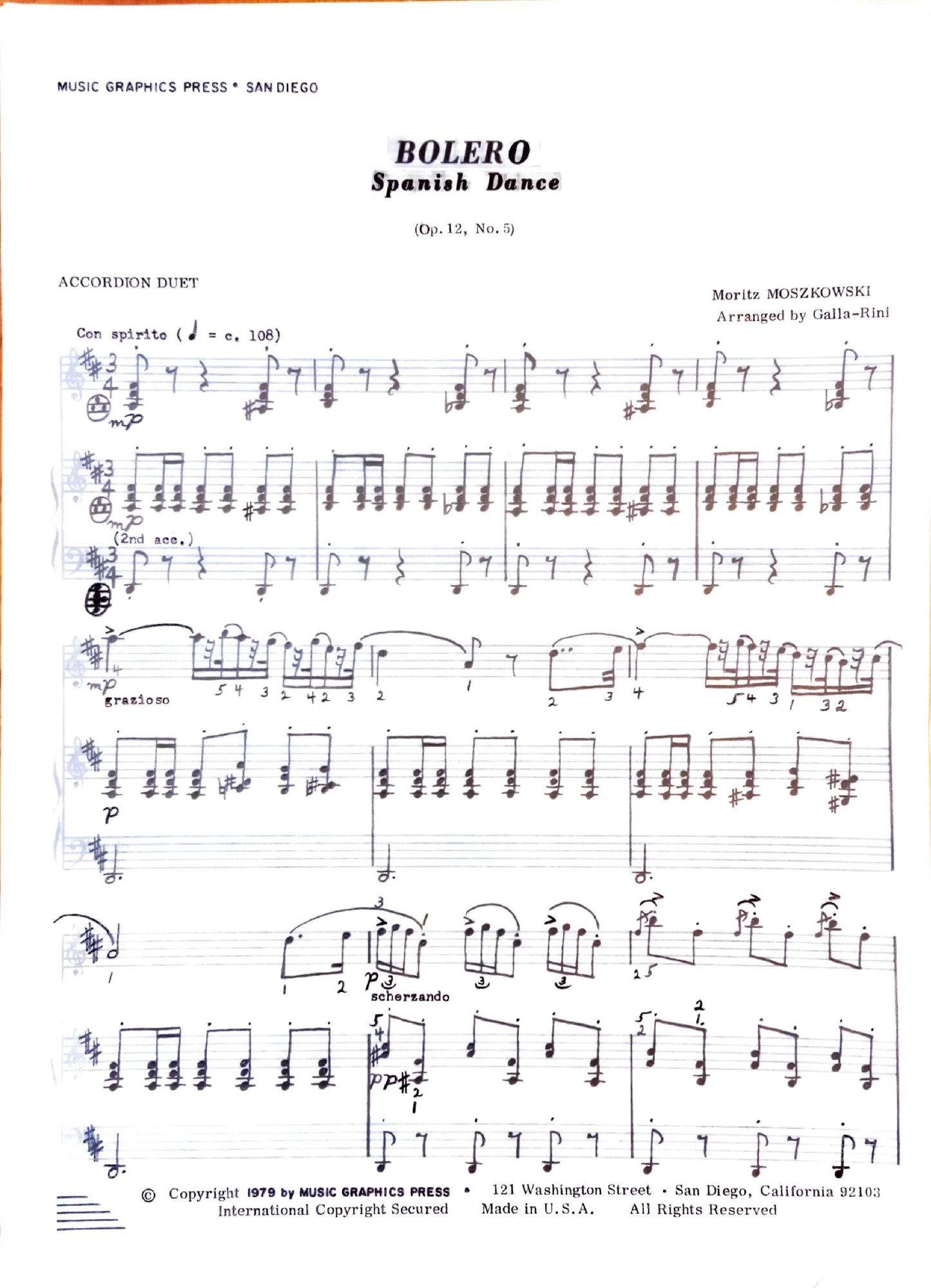 Bolero (Op.12, No.5)