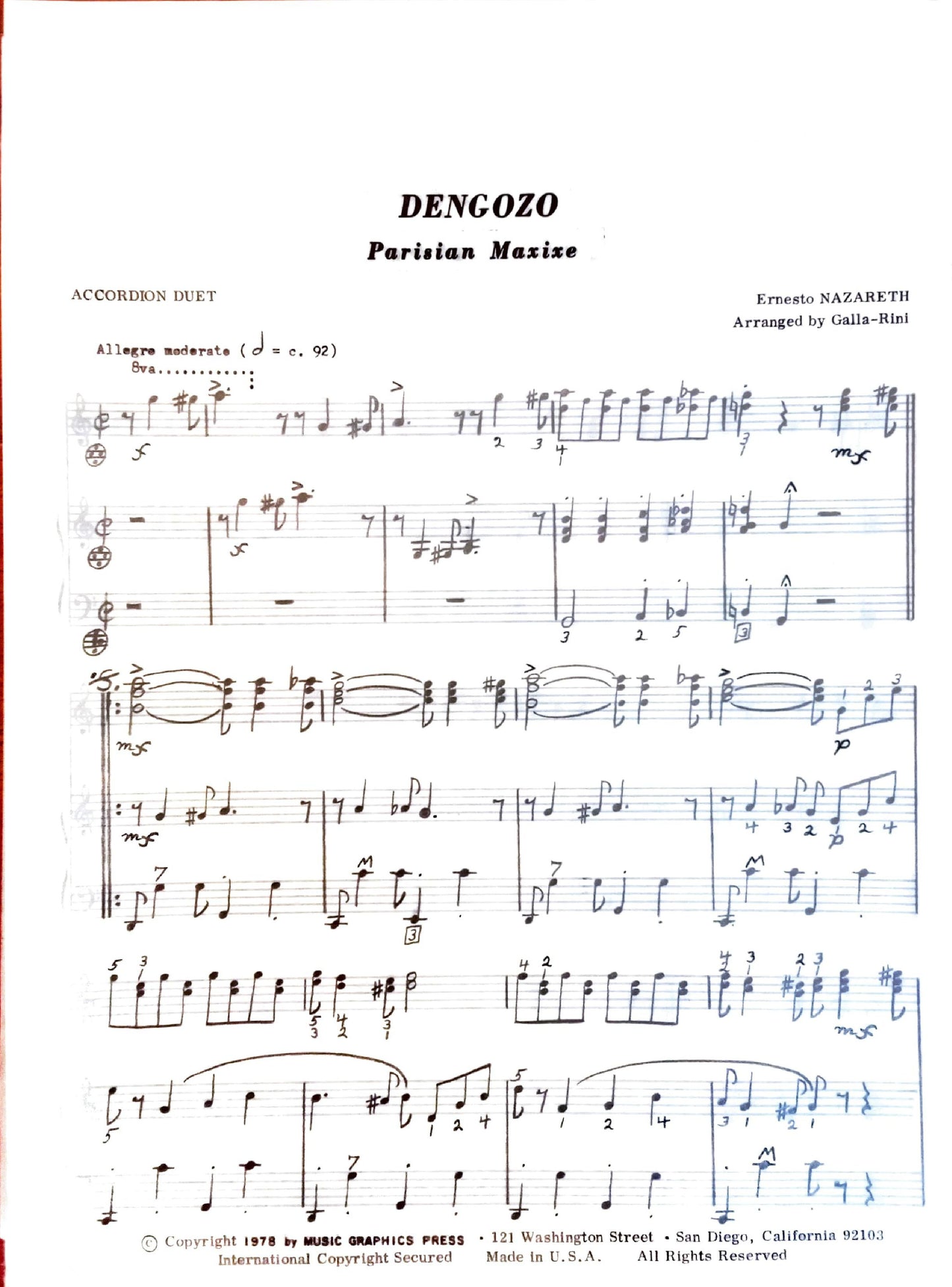 Dengoza - Parisian Maxixe