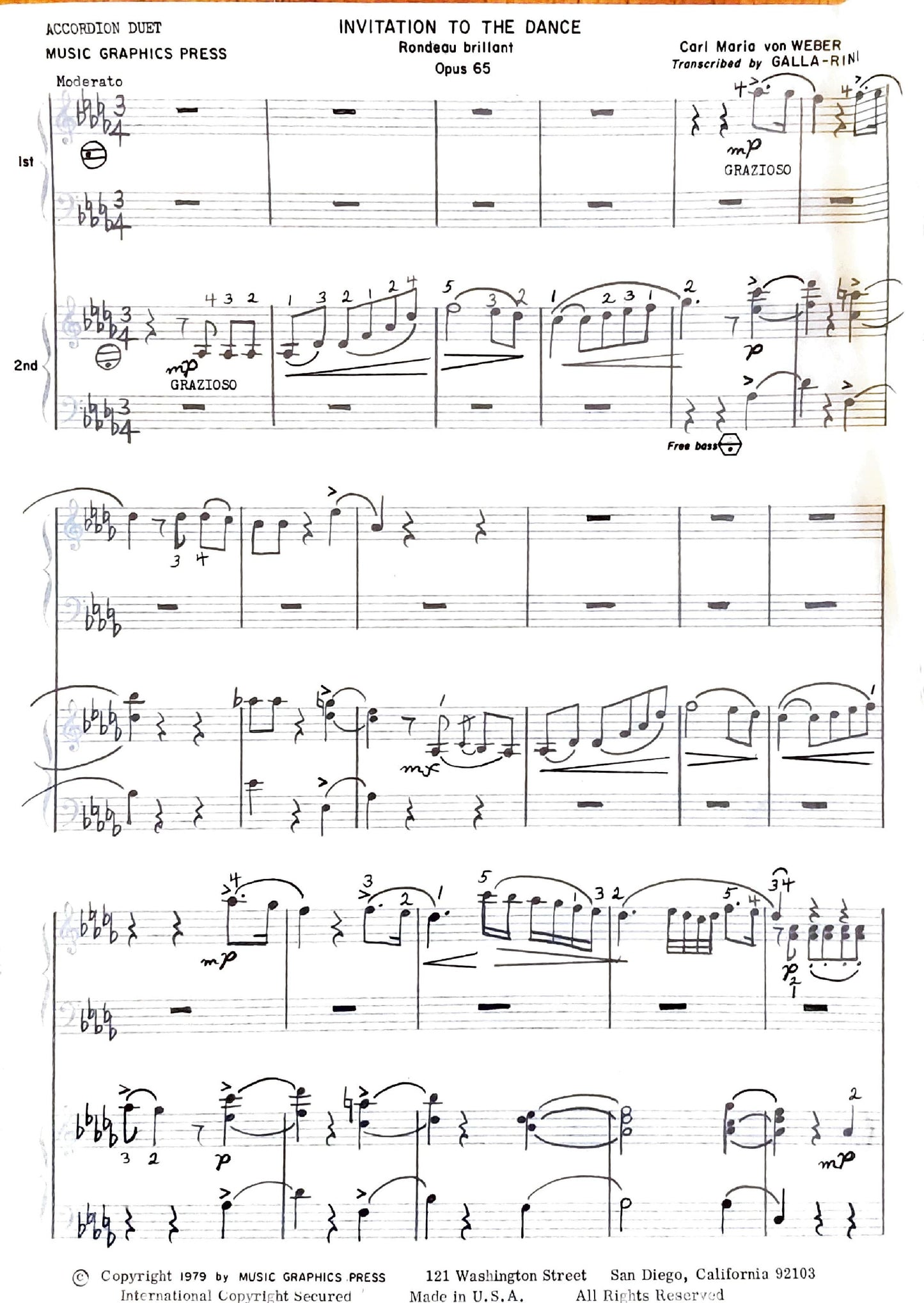 Invitation to the Dance (Rondeau Brillant) Op.65
