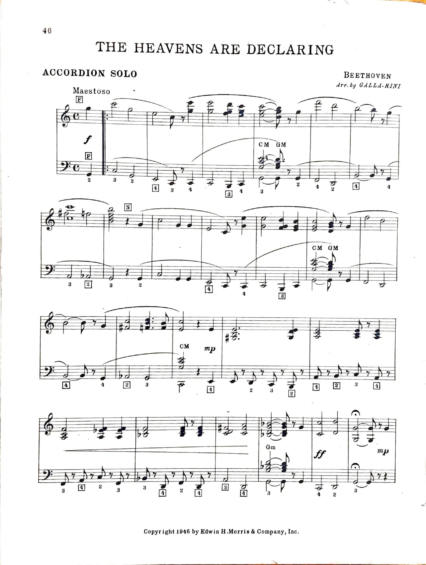 Sacred Selections accordion eBook, arranged by Anthony Galla-Rini