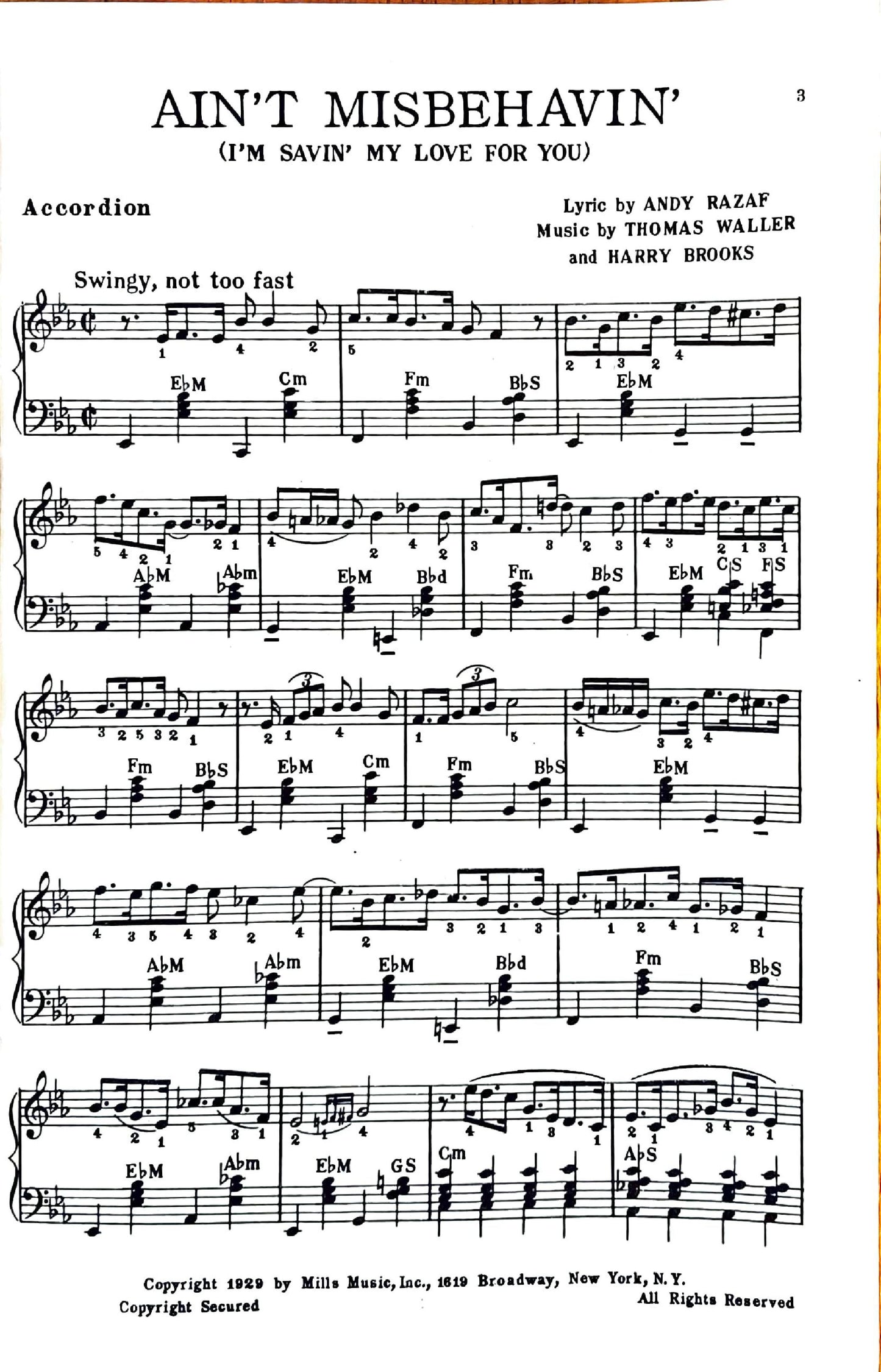 Modern Hot Piano Accordion Solos eBook No.1 , arranged by Anthony Galla-Rini