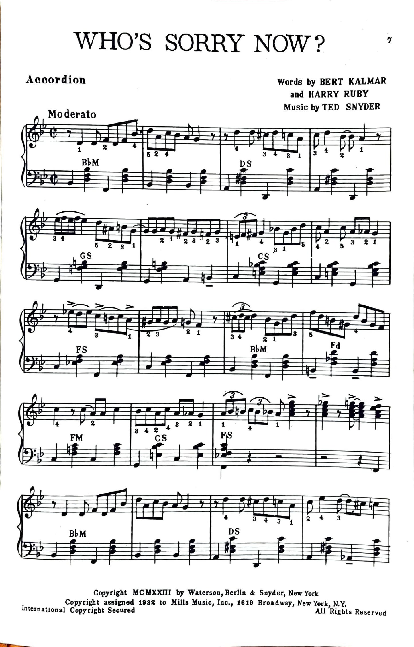 Modern Hot Piano Accordion Solos eBook No.1 , arranged by Anthony Galla-Rini