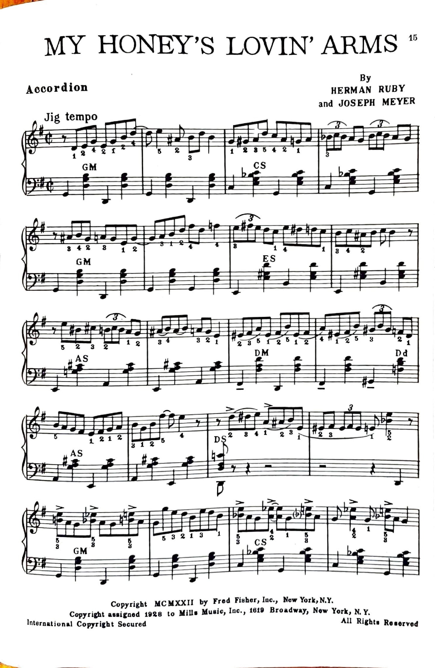 Modern Hot Piano Accordion Solos eBook No.1 , arranged by Anthony Galla-Rini