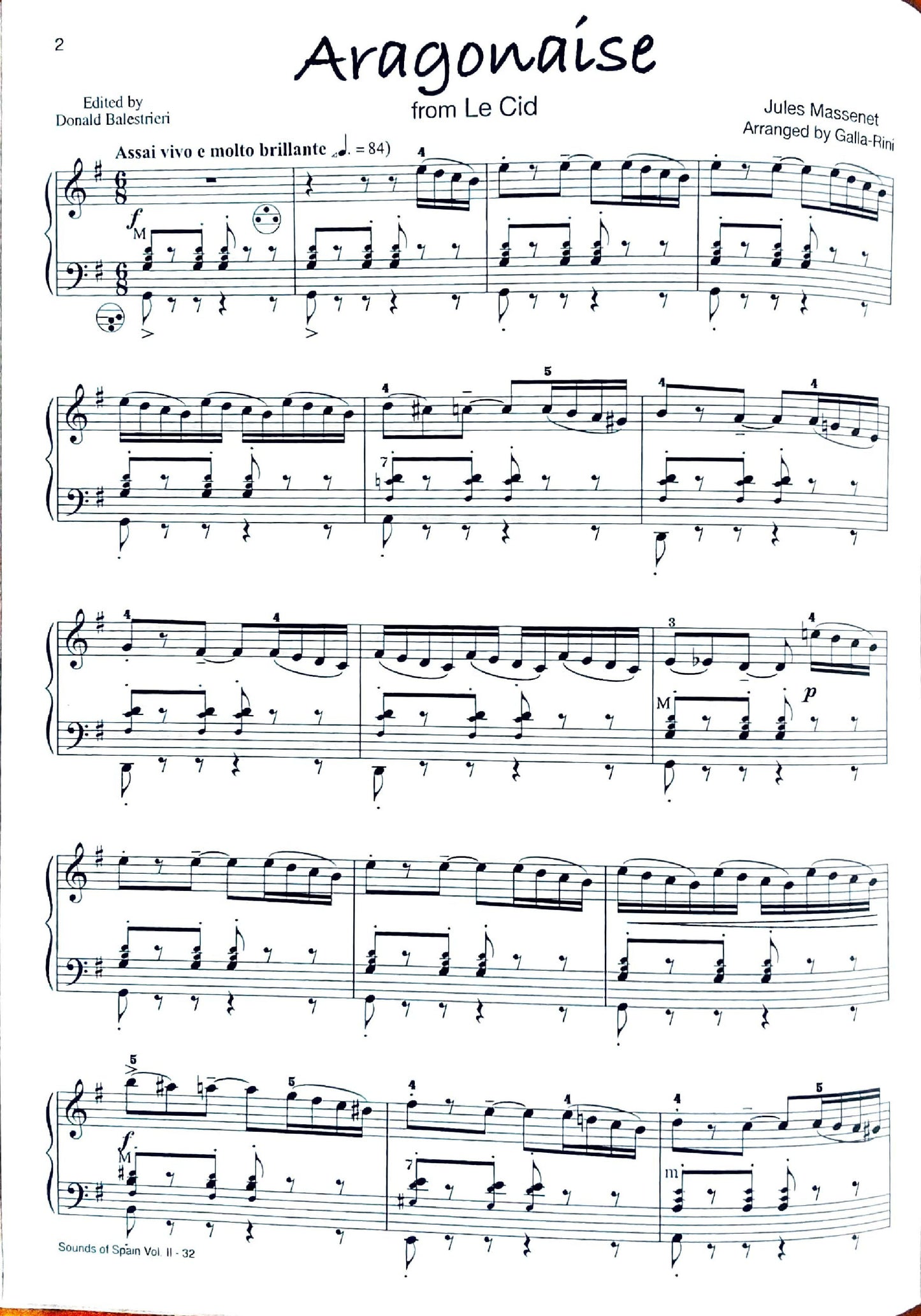 Sounds of Spain Volume 2 eBook, arrangements by Anthony Galla-Rini