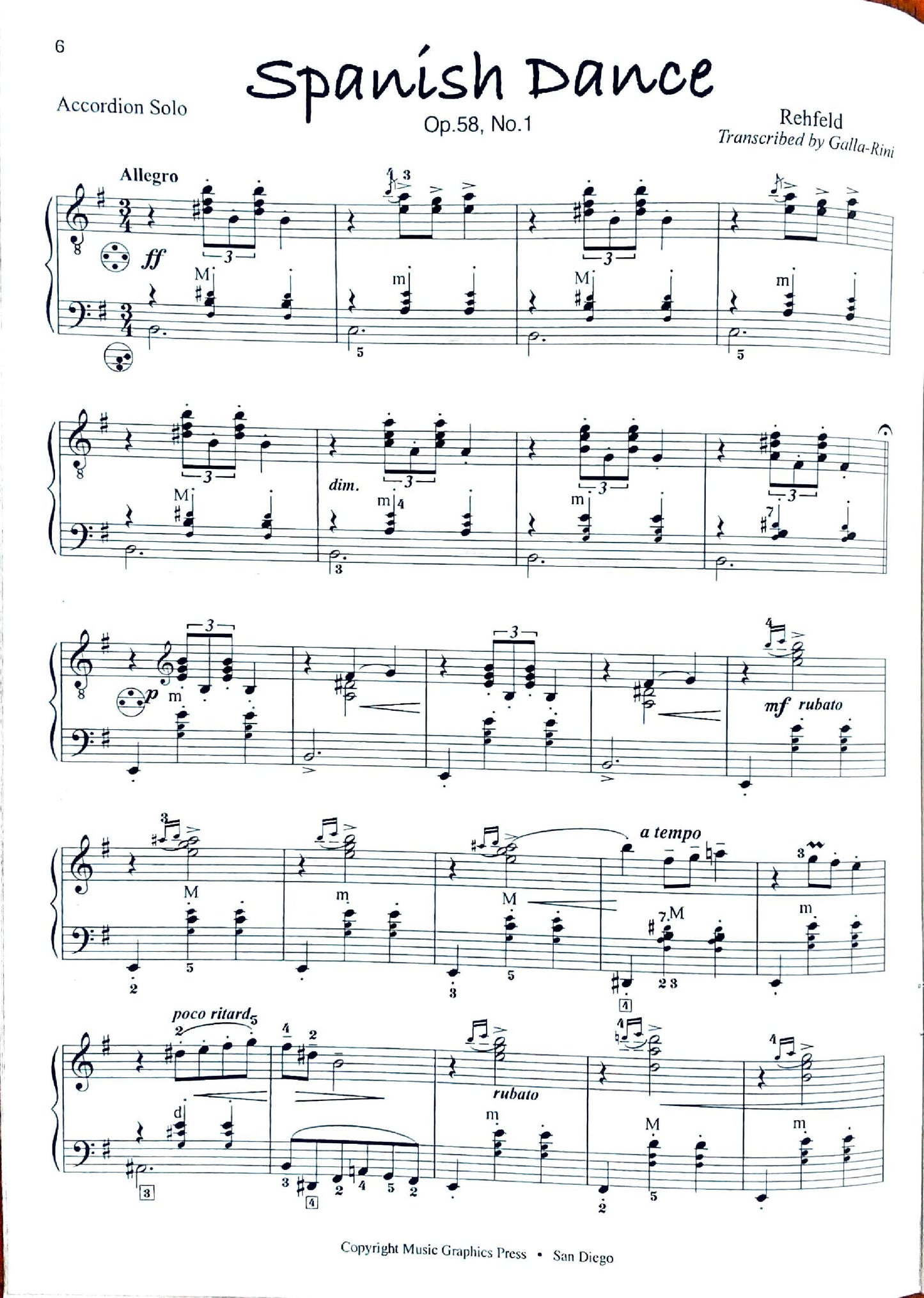 Sounds of Spain Volume 2 eBook, arrangements by Anthony Galla-Rini
