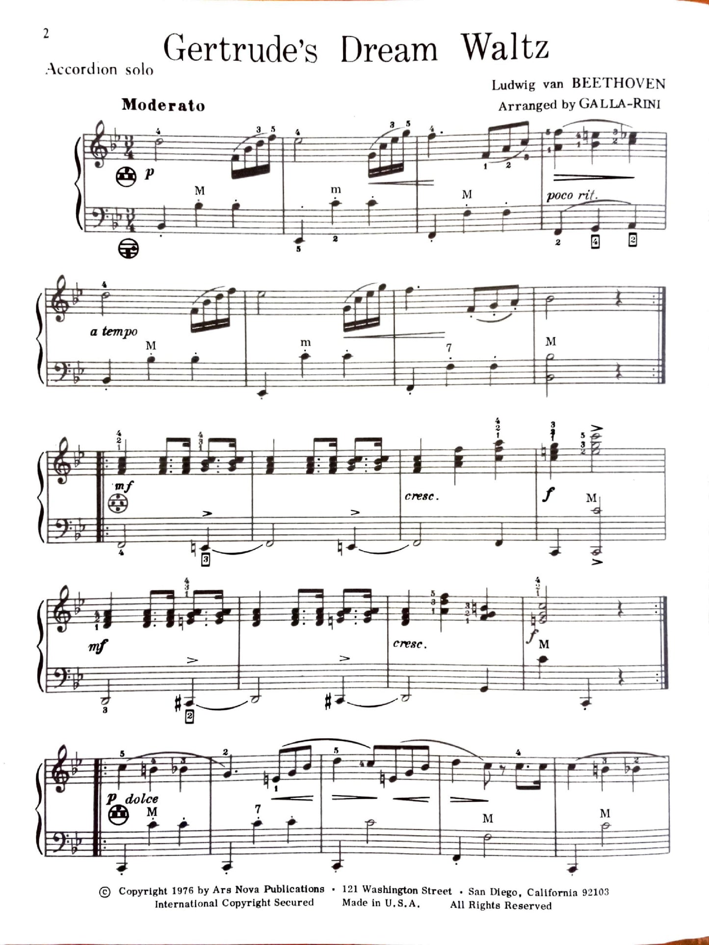 Gertrude's Dream Waltz