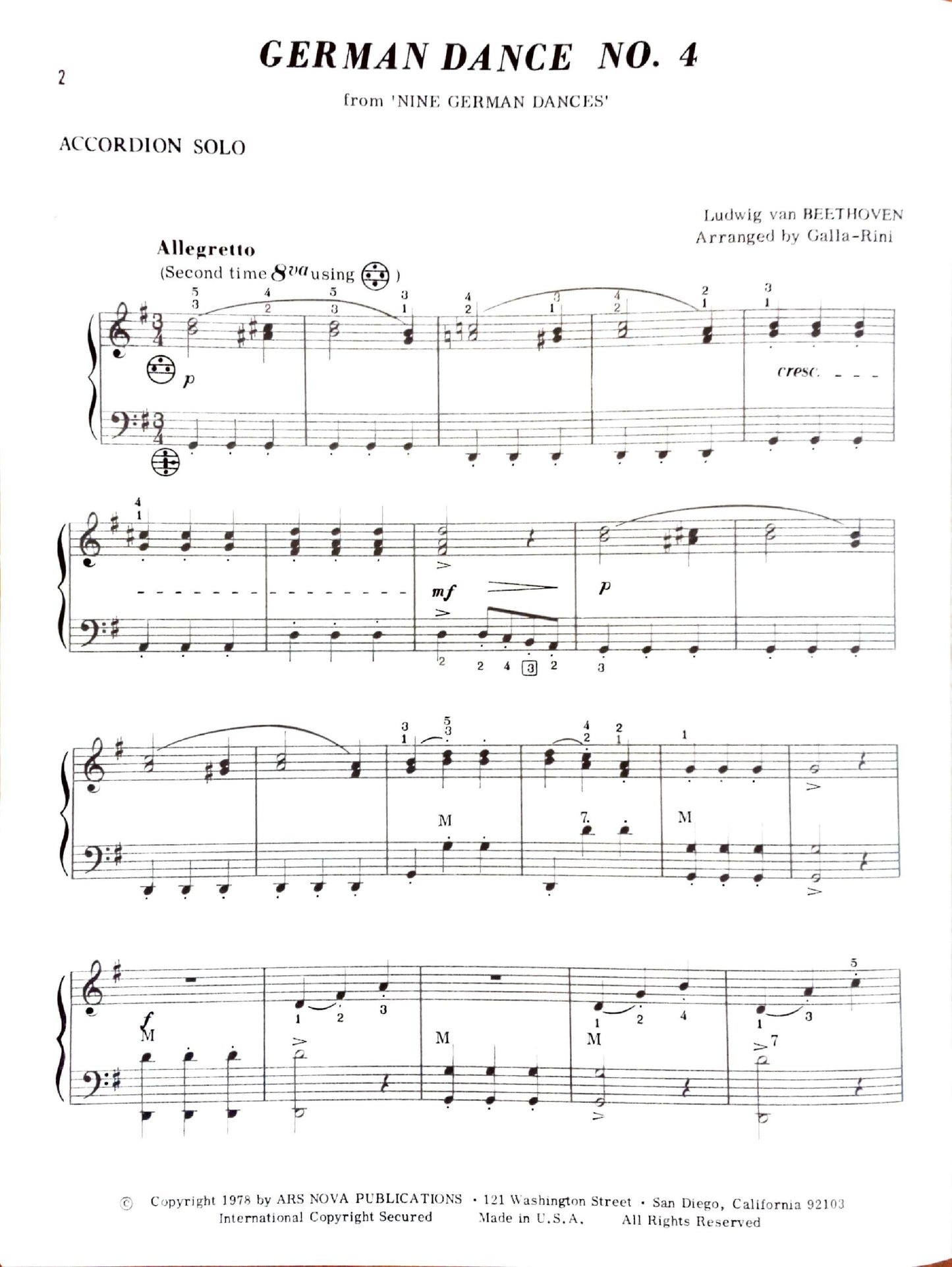German Dance No. 4