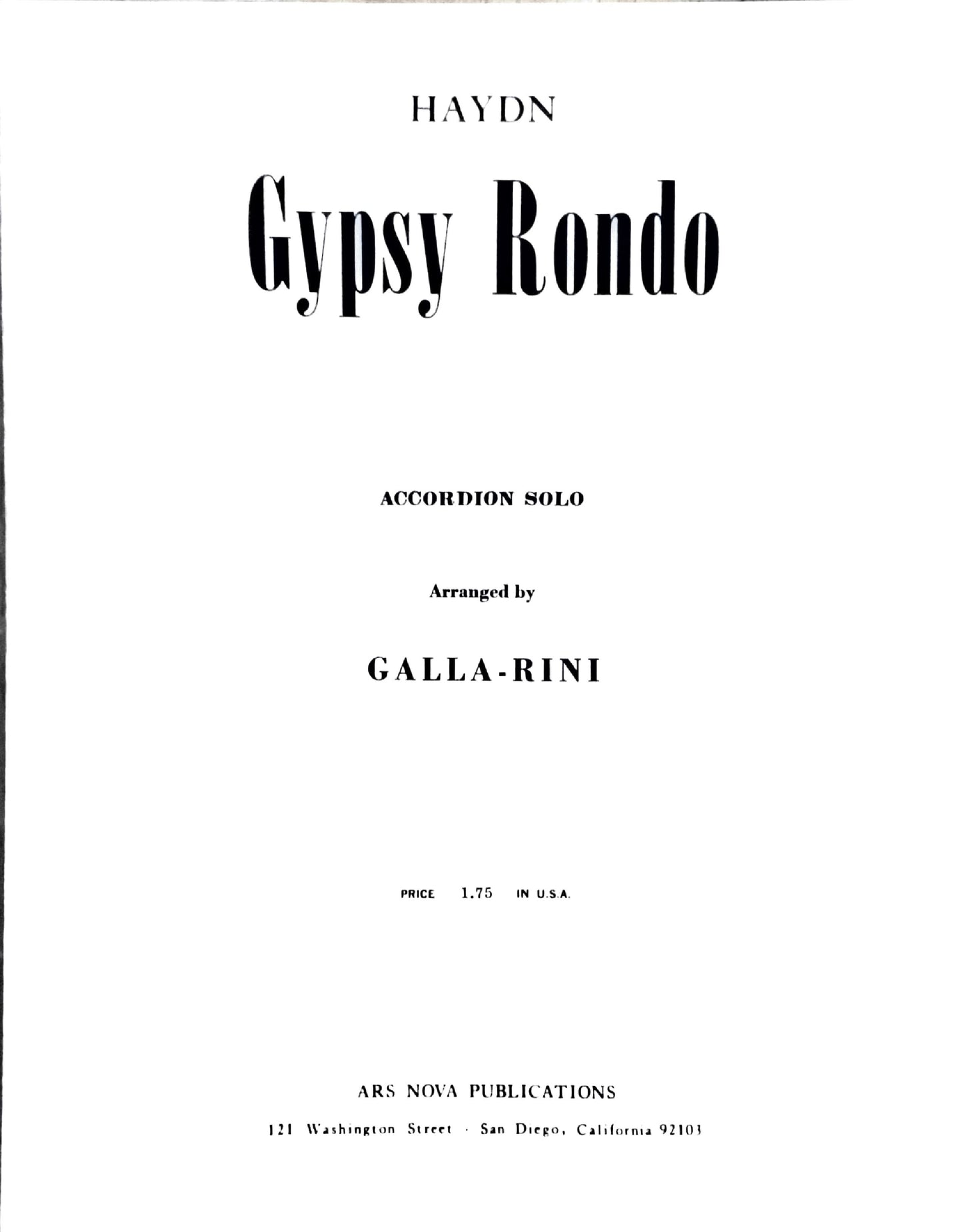 Gypsy Rondo