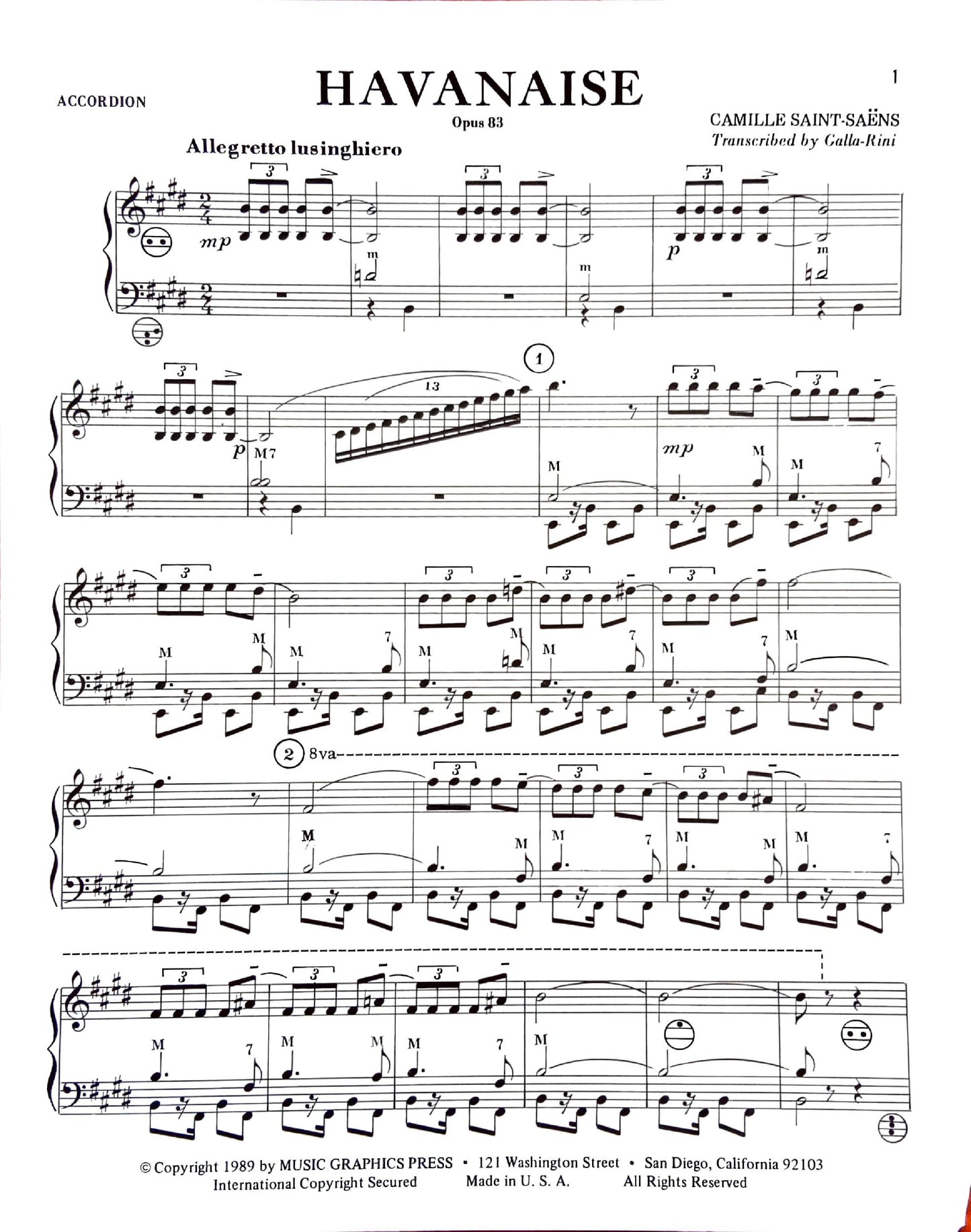 Havanaise Op. 83